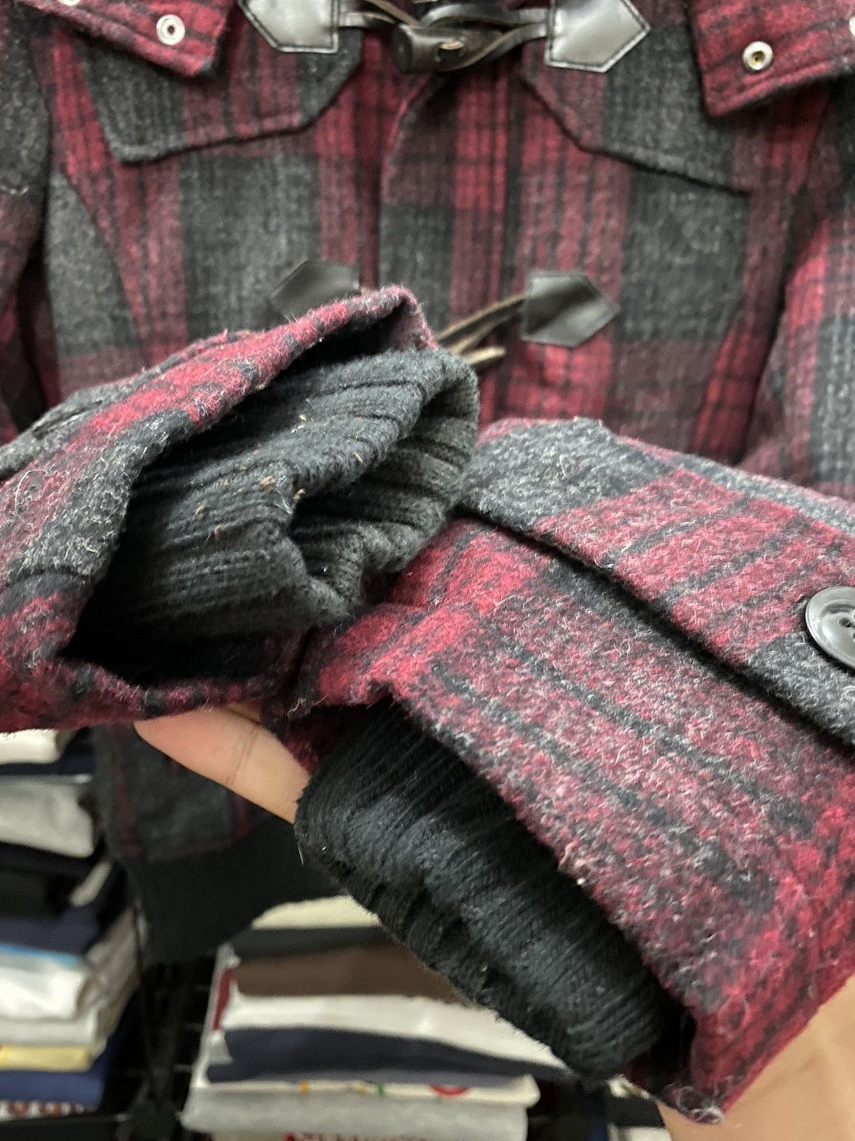 BIGI × Flannel Men’s Bigi first Duffle Heavy Jacket Size US S / EU 44-46 / 1 - 8 Thumbnail