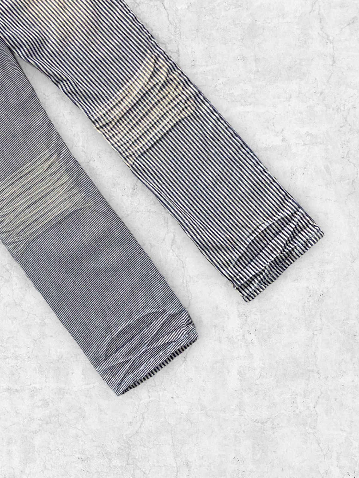 Designer × Hysteric Glamour Jungle Storm Japan Multi Hickory Stripe Split Denim Pants Size US 32 / EU 48 - 10 Thumbnail