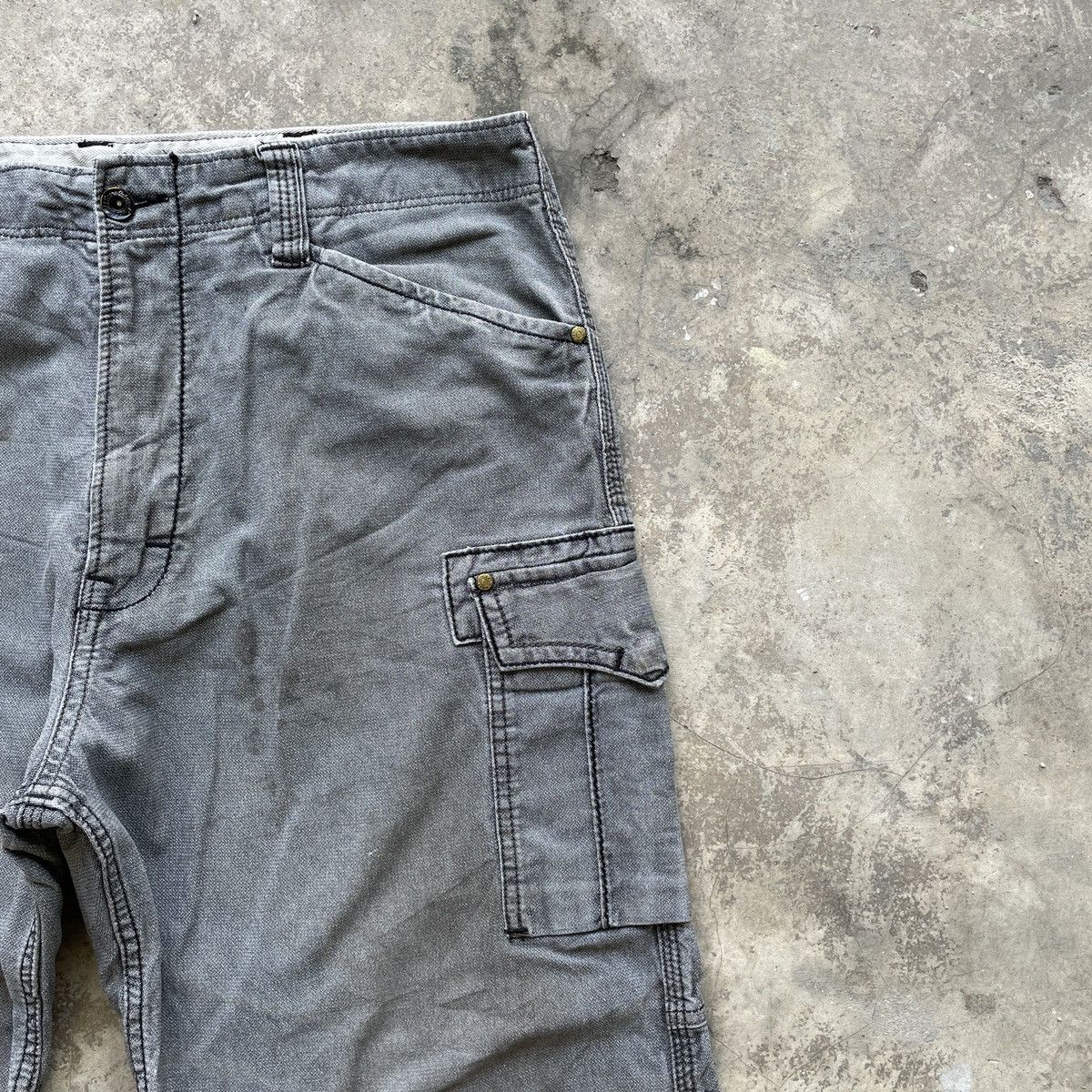 Japanese Brand Vintage Evenriver Dirty 7 Pocket Tactical Cargo Pants Size US 38 / EU 54 - 4 Thumbnail