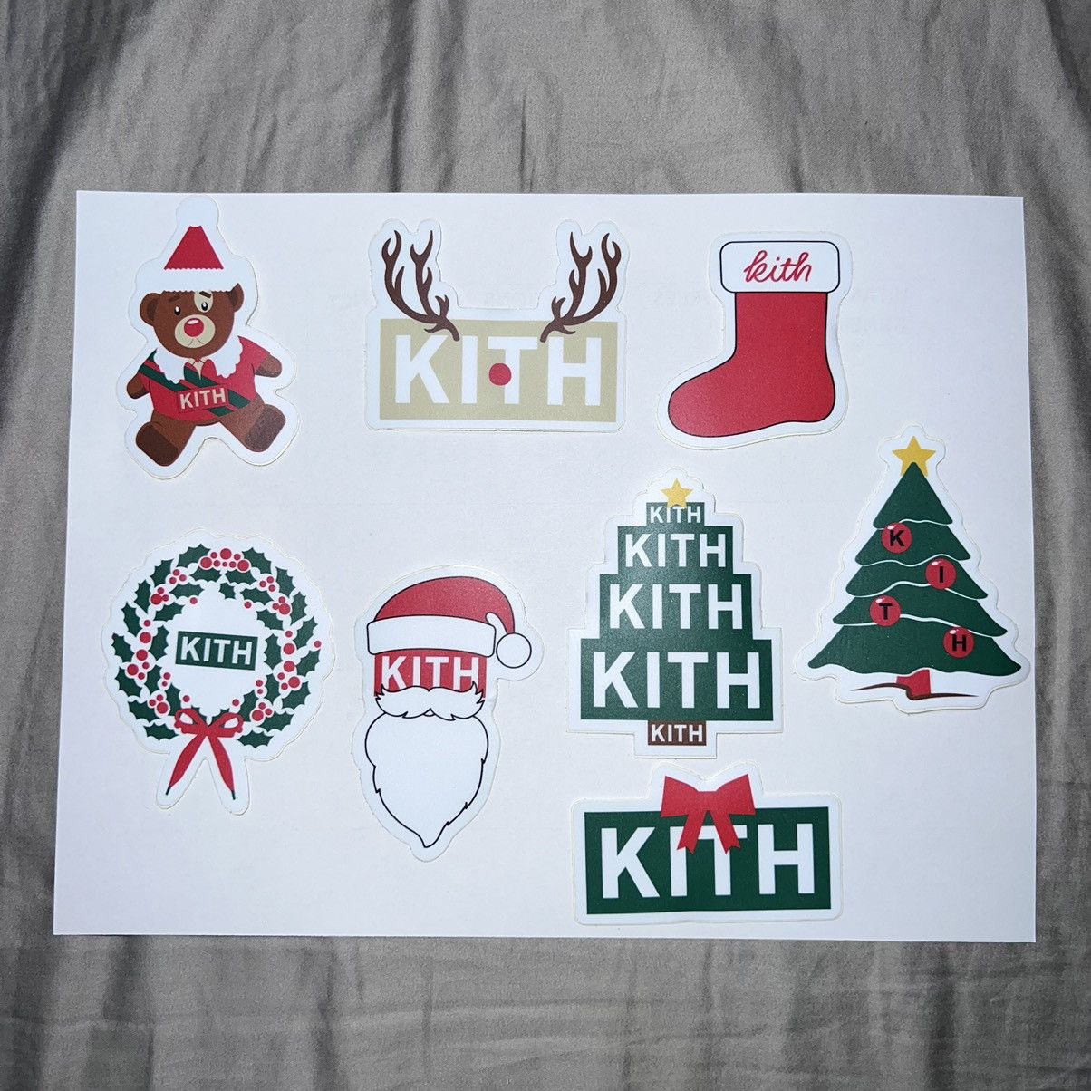 Kith KITHMAS STICKER SET X8 Size ONE SIZE - 1 Preview