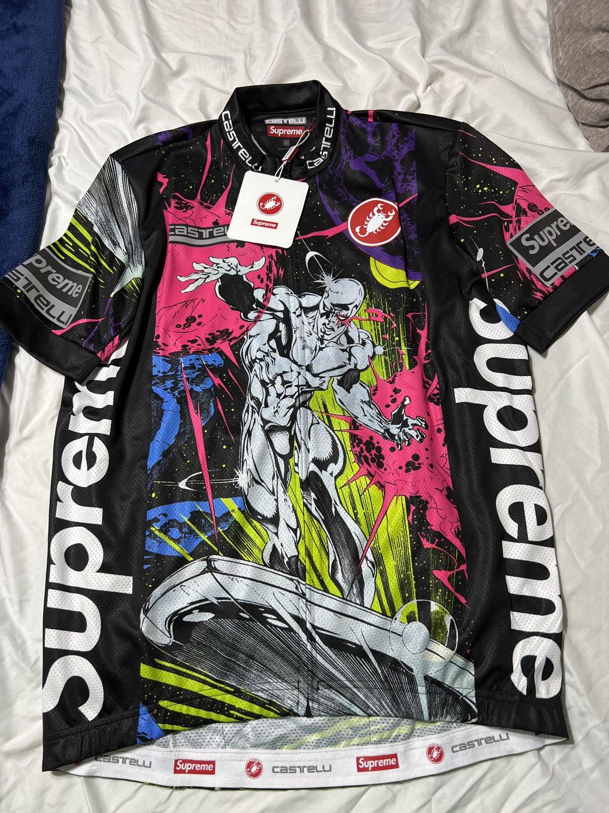 Supreme SUPREME CASTELLI SILVER SURFER CYCLING | Grailed