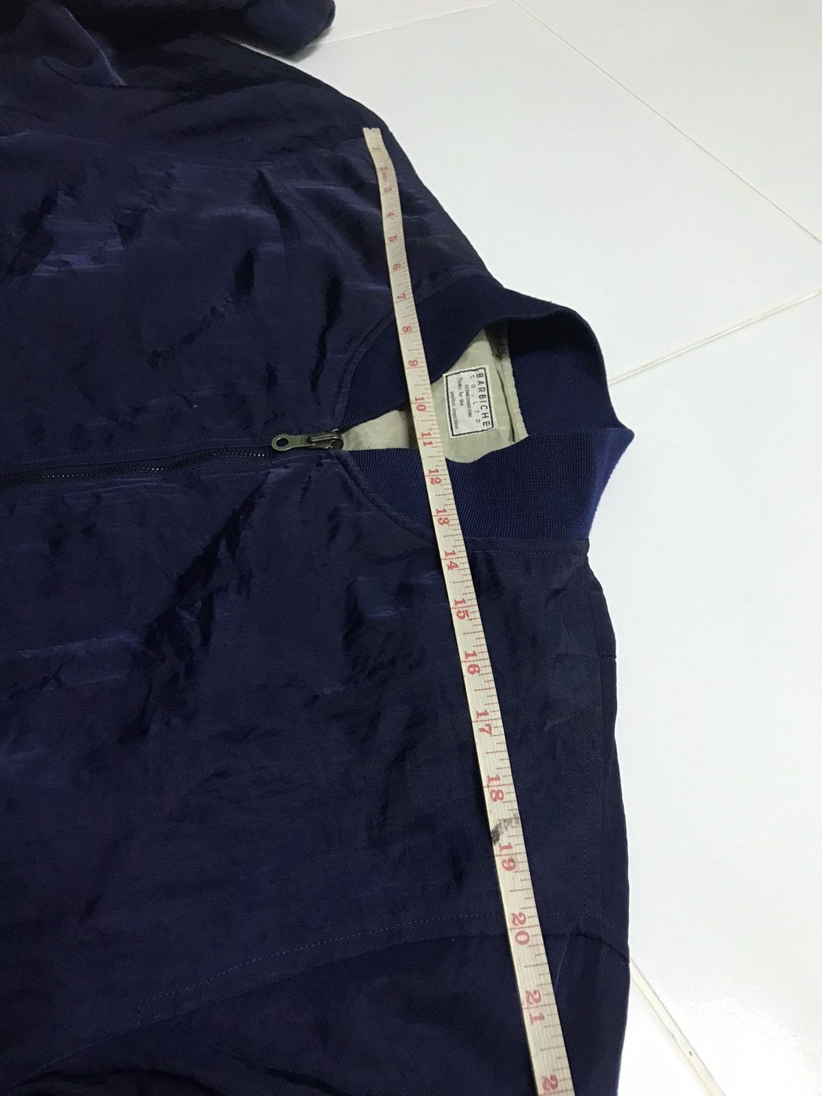 Japanese Brand Barbiche bomber jacket riri zip Size US XL / EU 56 / 4 - 8 Thumbnail
