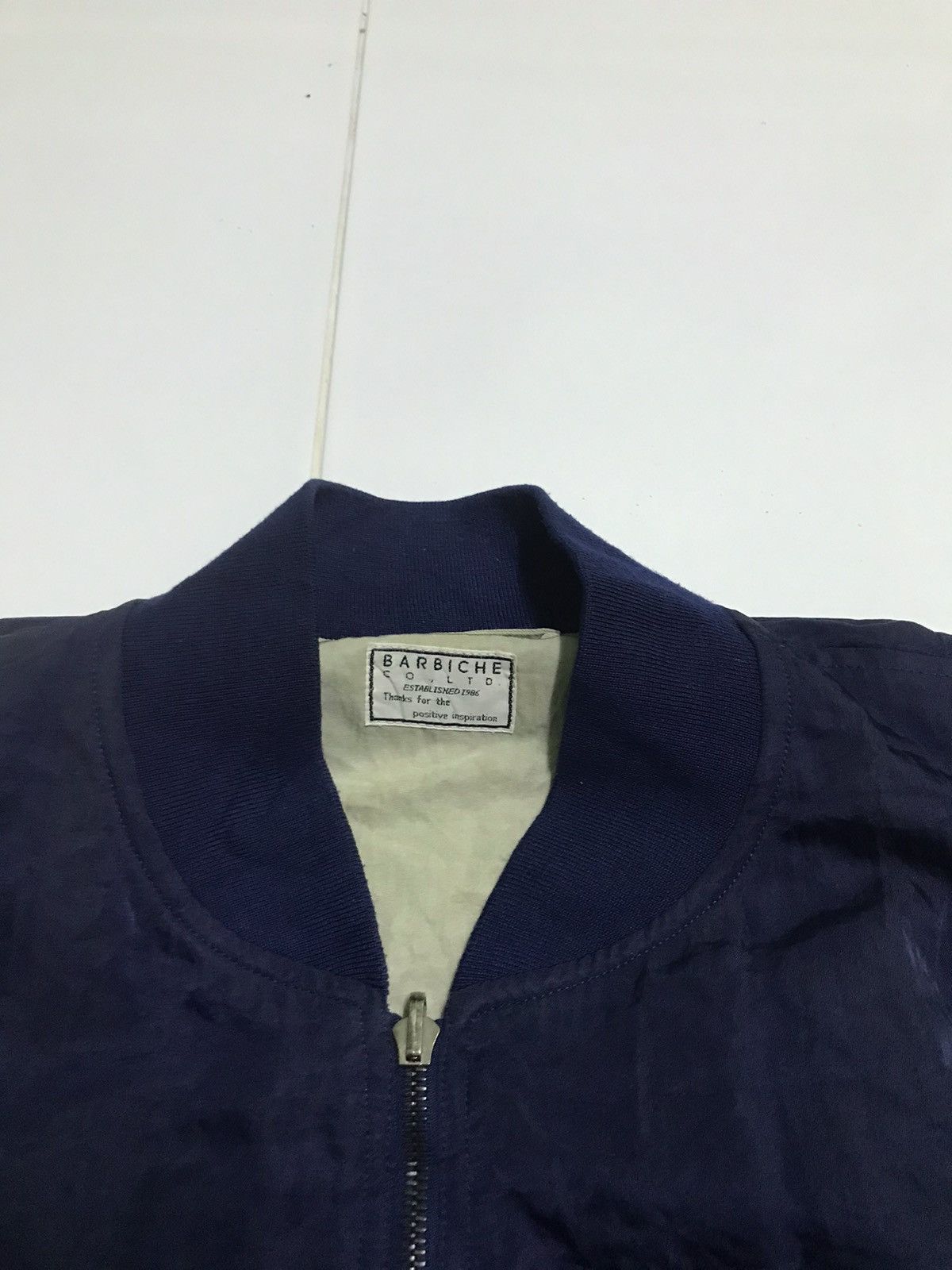 Japanese Brand Barbiche bomber jacket riri zip Size US XL / EU 56 / 4 - 3 Thumbnail