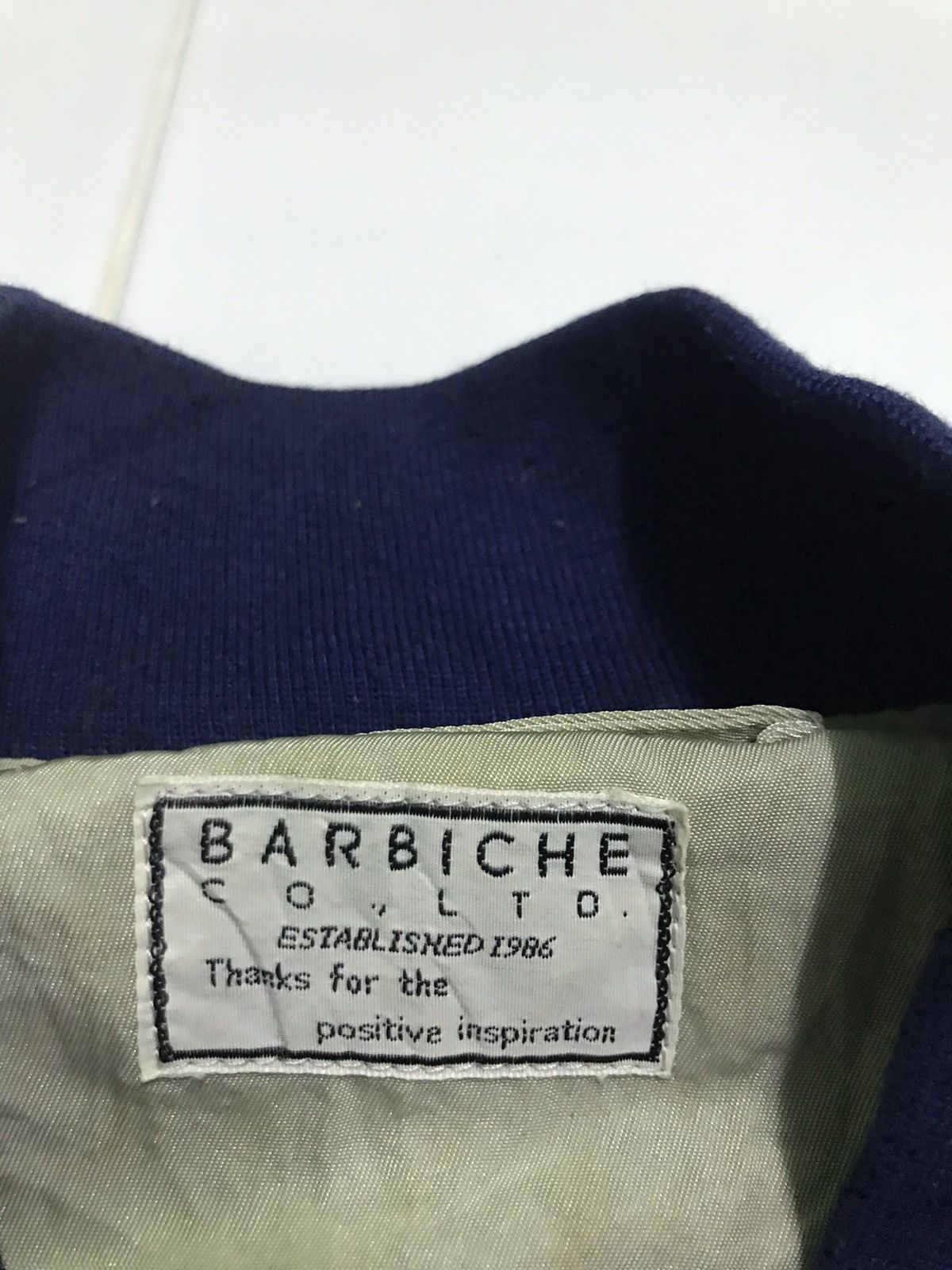 Japanese Brand Barbiche bomber jacket riri zip Size US XL / EU 56 / 4 - 2 Thumbnail