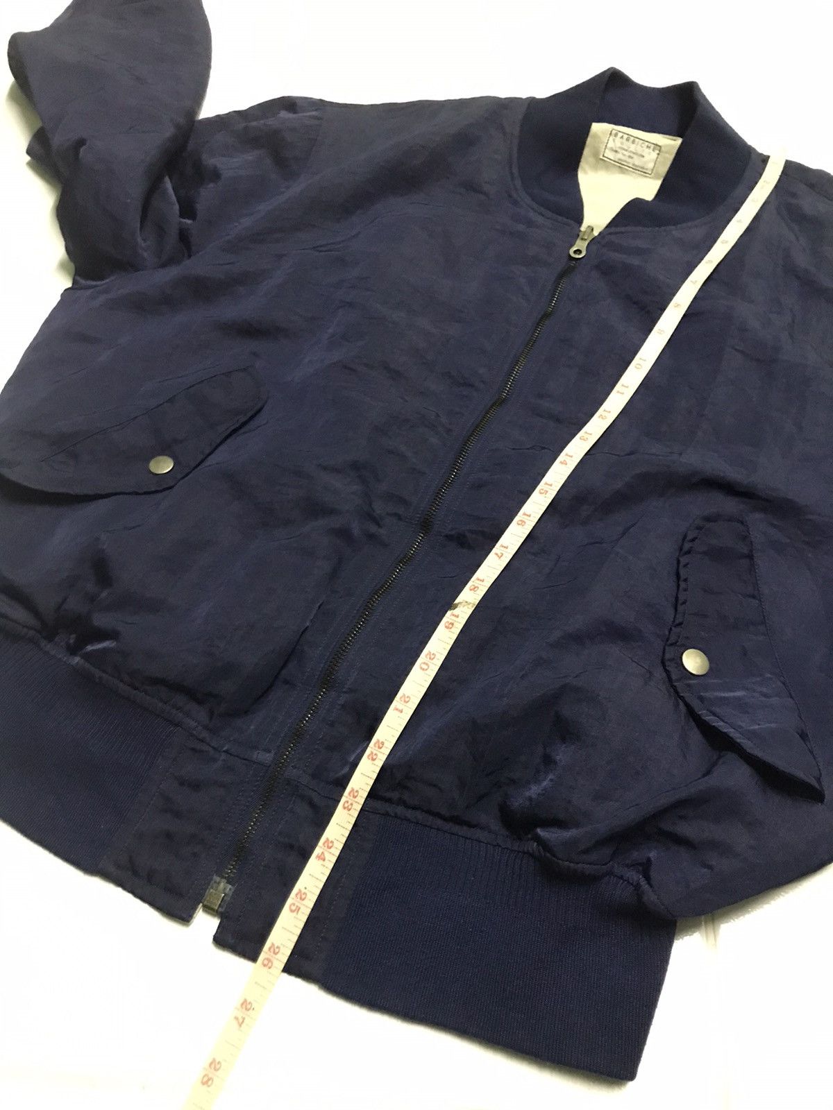 Japanese Brand Barbiche bomber jacket riri zip Size US XL / EU 56 / 4 - 7 Thumbnail