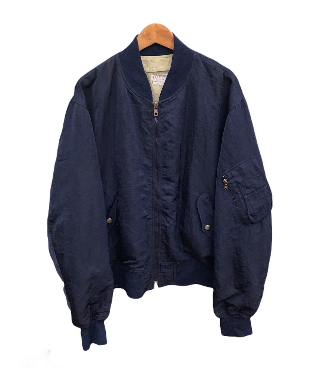 Japanese Brand Barbiche bomber jacket riri zip Size US XL / EU 56 / 4 - 1 Thumbnail