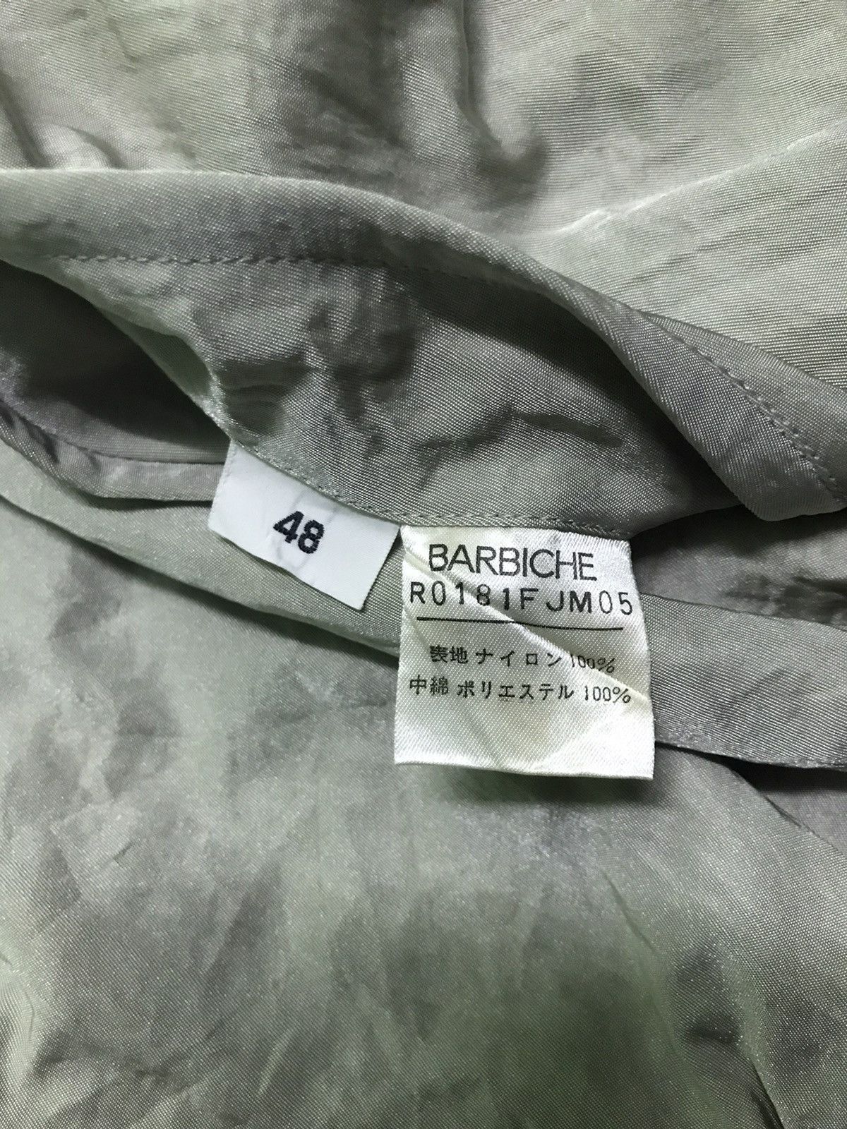 Japanese Brand Barbiche bomber jacket riri zip Size US XL / EU 56 / 4 - 5 Thumbnail