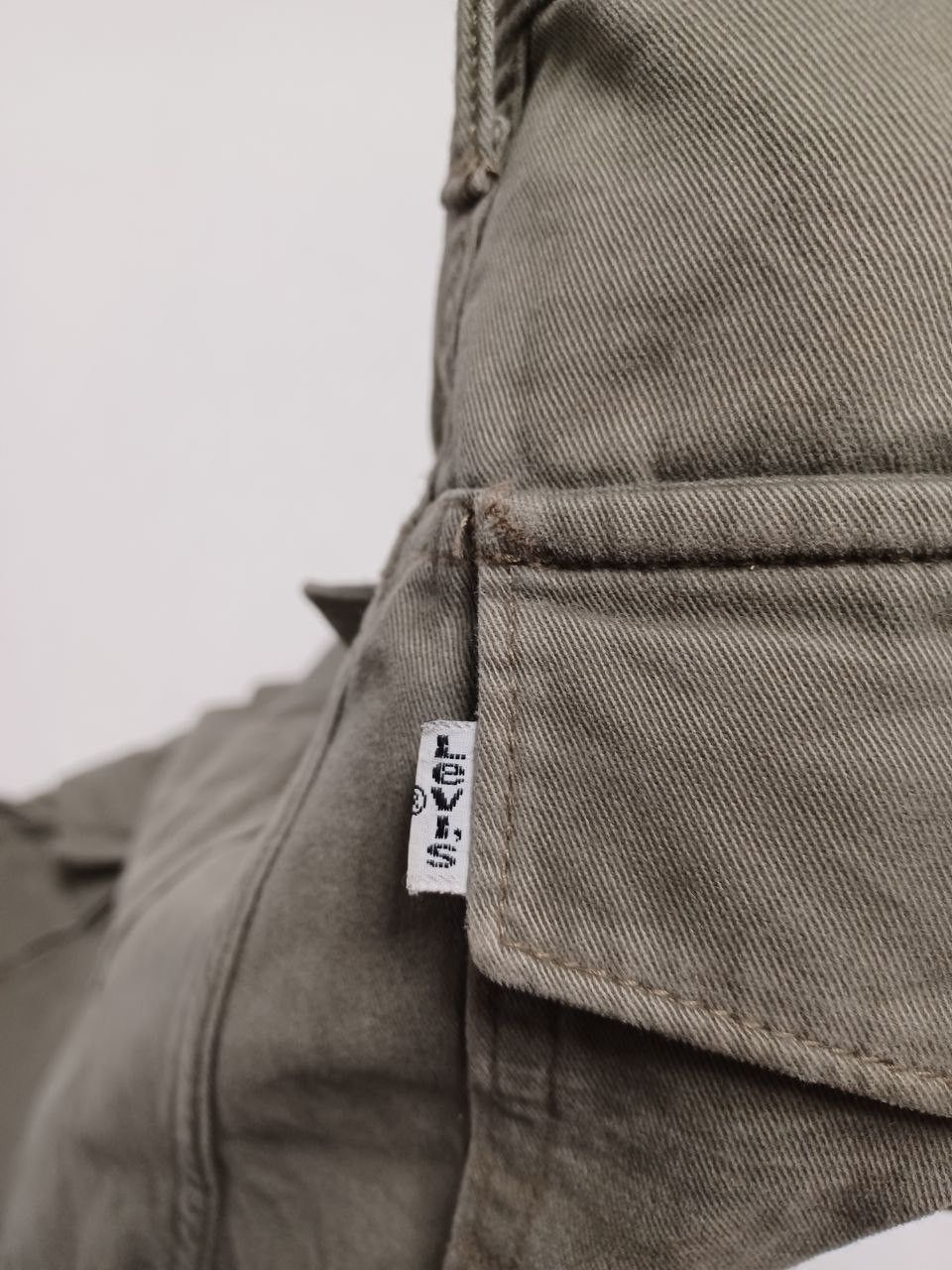 Levi's Levis white tab cargo military multipockets khaki shorts Size US 32 / EU 48 - 6 Thumbnail