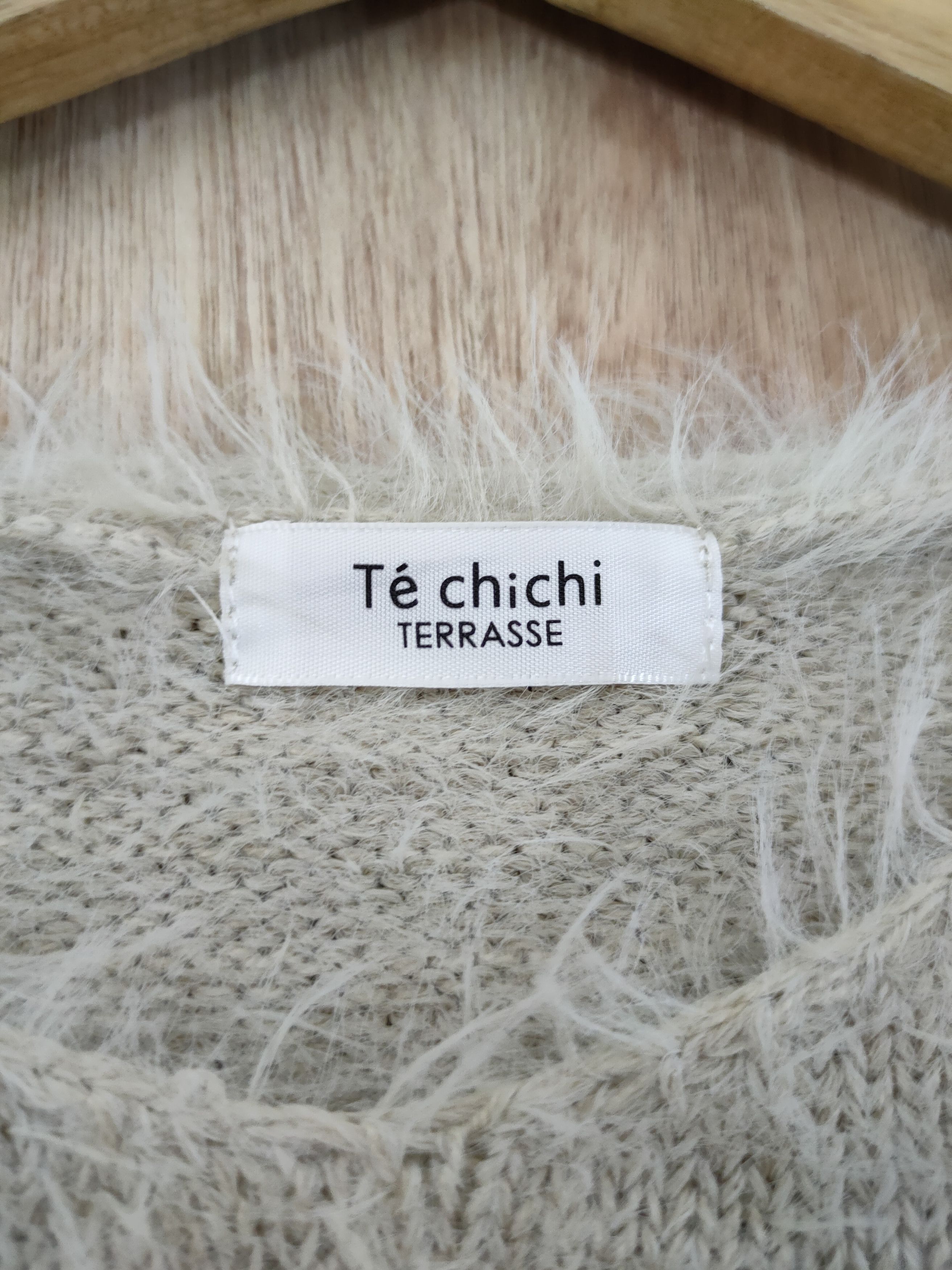 Homespun Knitwear DL Terrasse Te Chichi mohair soft fur knitwear shag #46-450 Size US XS / EU 42 / 0 - 4 Thumbnail