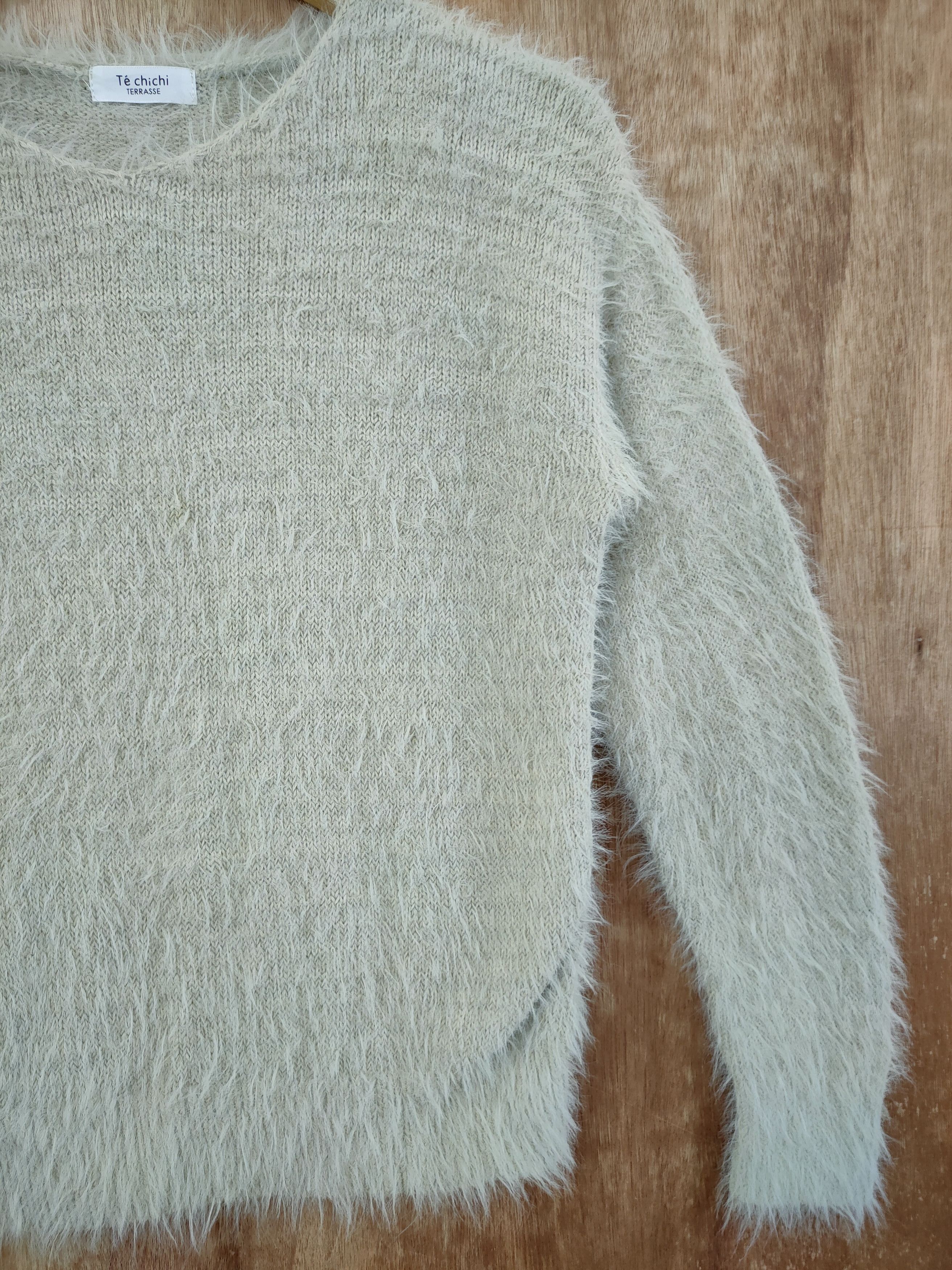Homespun Knitwear DL Terrasse Te Chichi mohair soft fur knitwear shag #46-450 Size US XS / EU 42 / 0 - 3 Thumbnail
