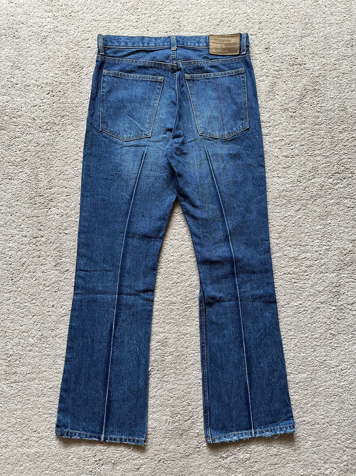 If Six Was Nine 2000s Le Grande Bleu LGB x Beams Plus Flare Jeans Size US 31 - 6 Thumbnail