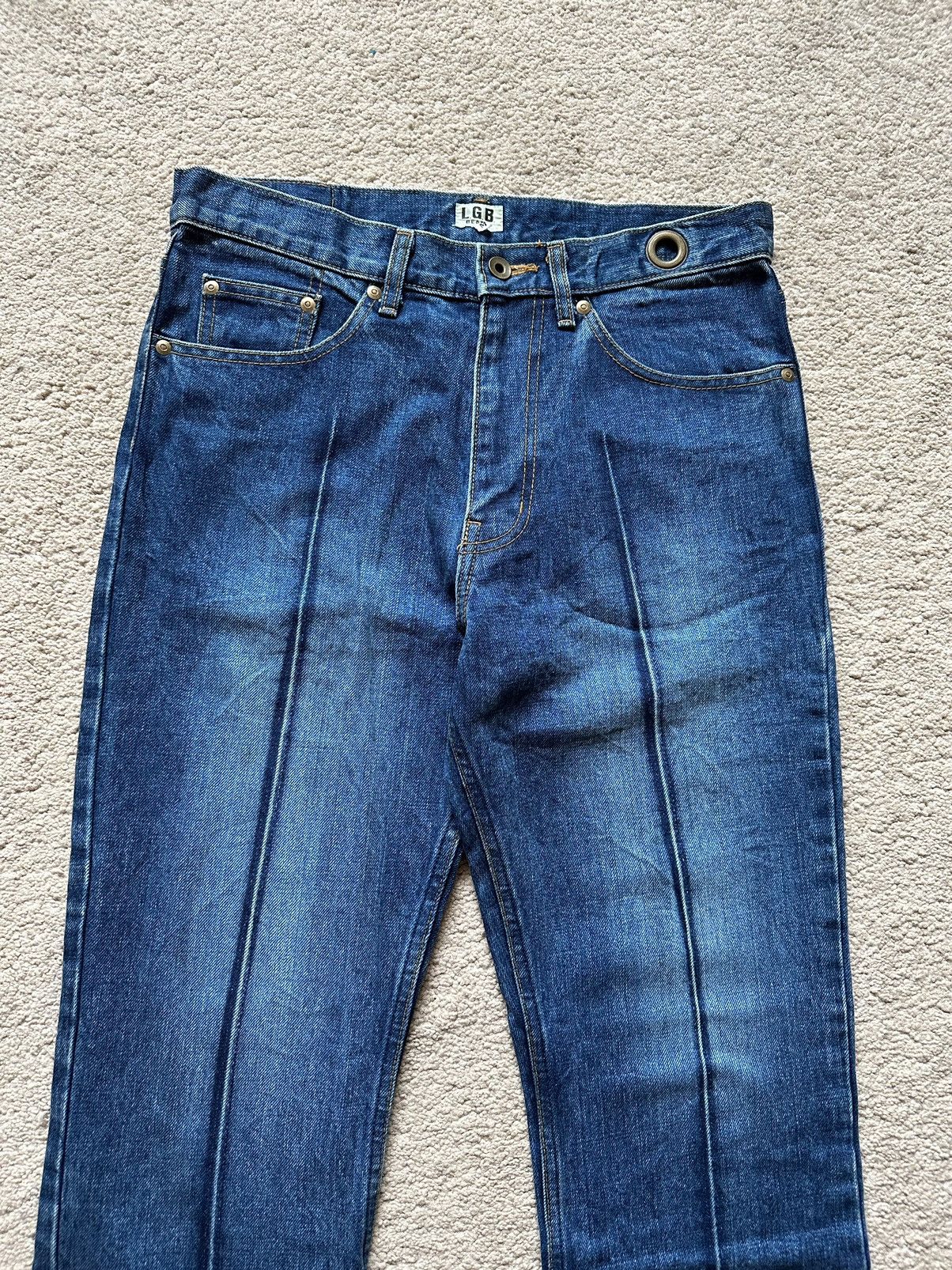 2000s Le Grande Bleu LGB x Beams Plus Flare Jeans