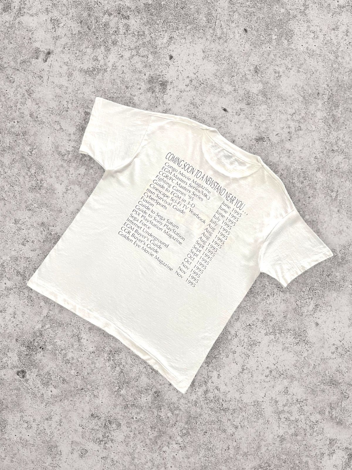 Office Magazine × Sony × Vintage Vintage Sendai 95 We Over The Edge List Gaming Megazine Tee Size US XL / EU 56 / 4 - 7 Thumbnail