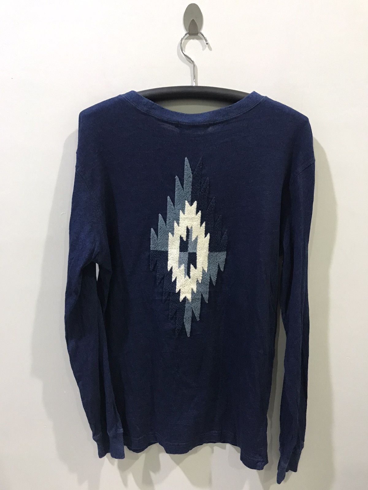 Indigo × Japanese Brand ANTI BALISTIC Japan Indigo Ortega Long Sleeve Shirt Size US L / EU 52-54 / 3 - 1 Thumbnail