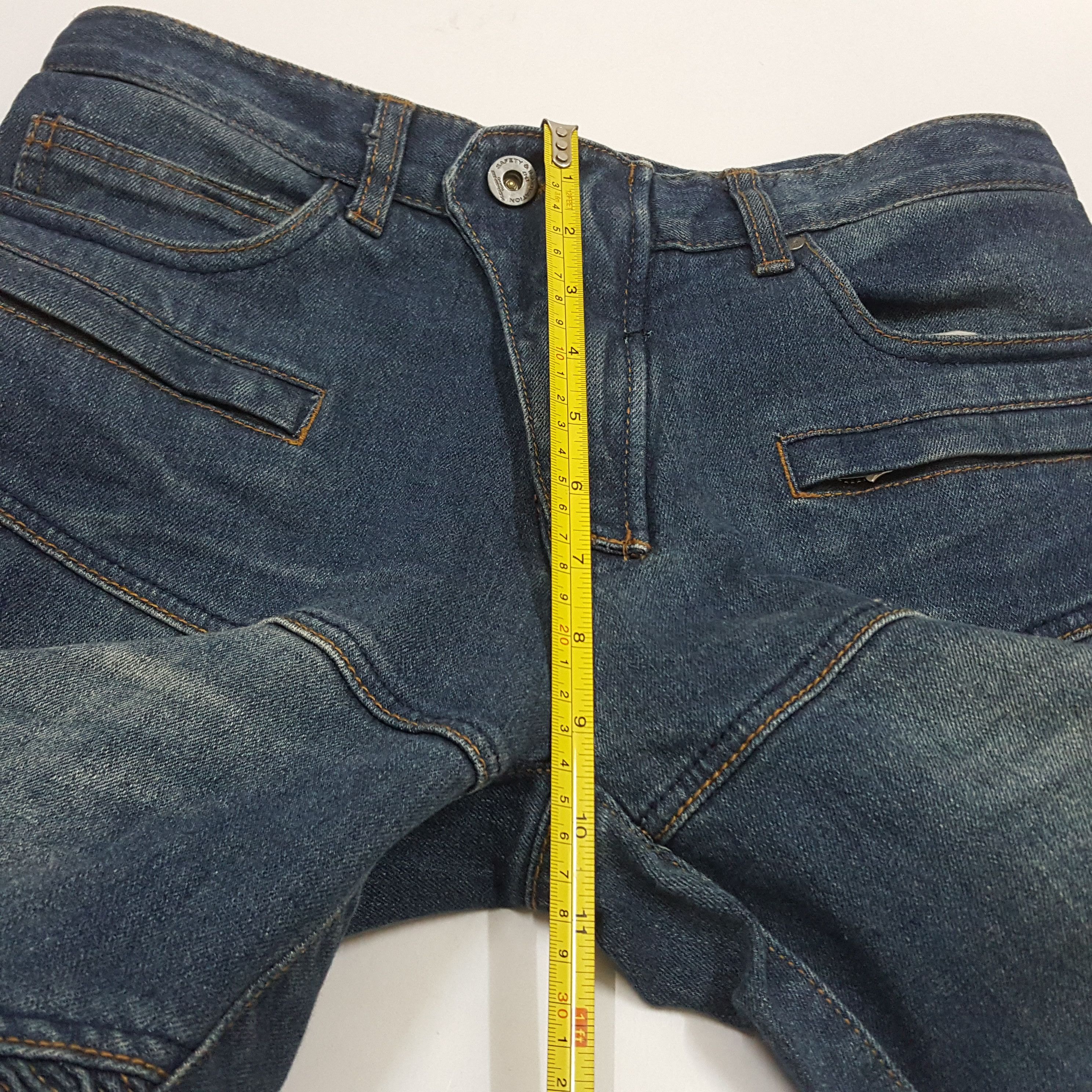 Japanese Brand × Vintage Vintage Komine X Balmain style riders jeans trousers pants Size US 29 - 16 Thumbnail