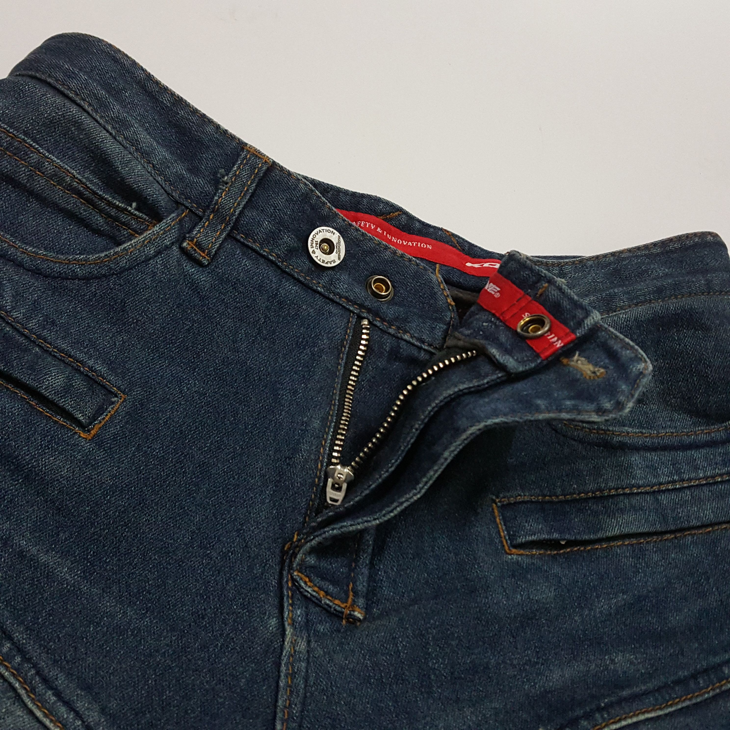 Japanese Brand × Vintage Vintage Komine X Balmain style riders jeans trousers pants Size US 29 - 12 Thumbnail