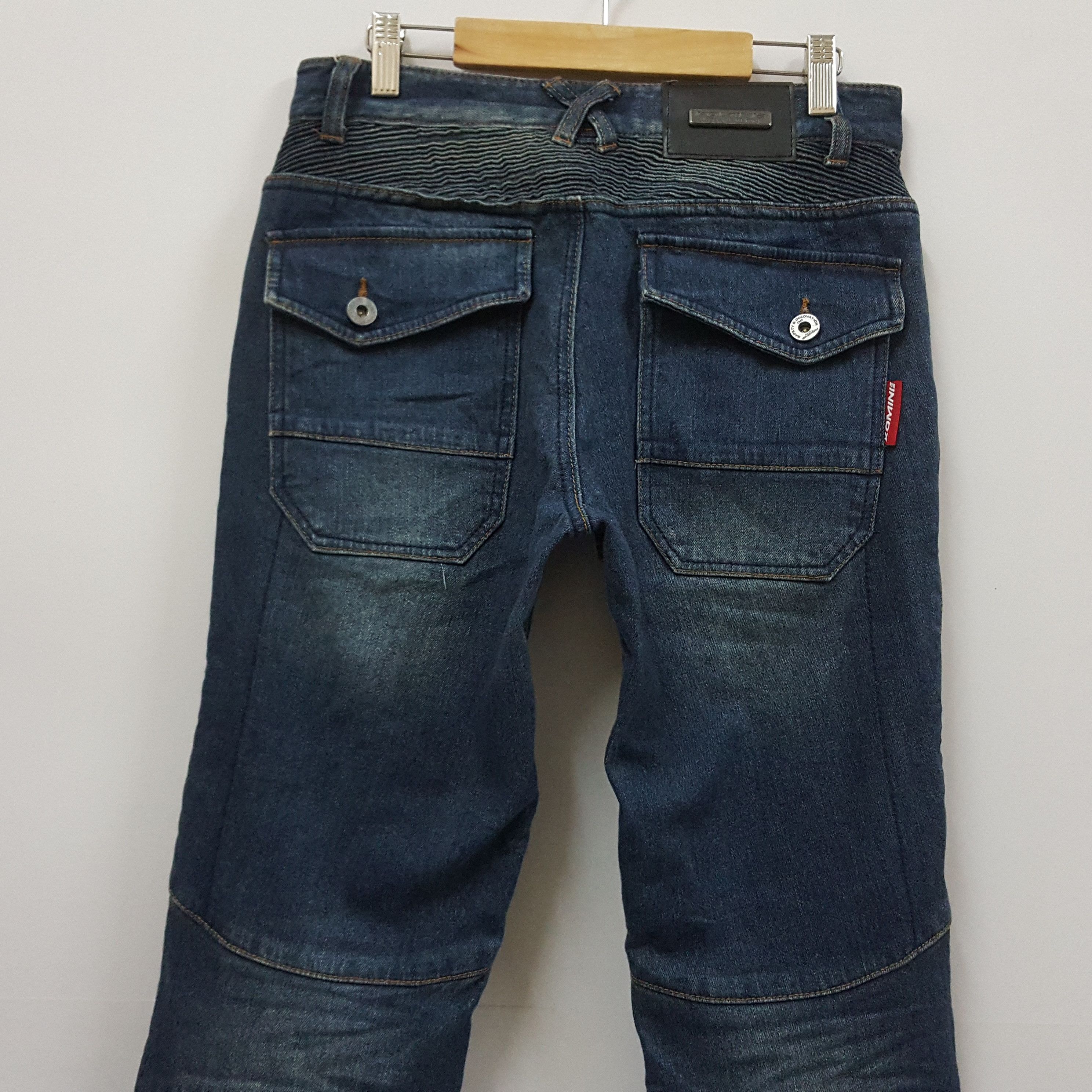 Japanese Brand × Vintage Vintage Komine X Balmain style riders jeans trousers pants Size US 29 - 7 Thumbnail