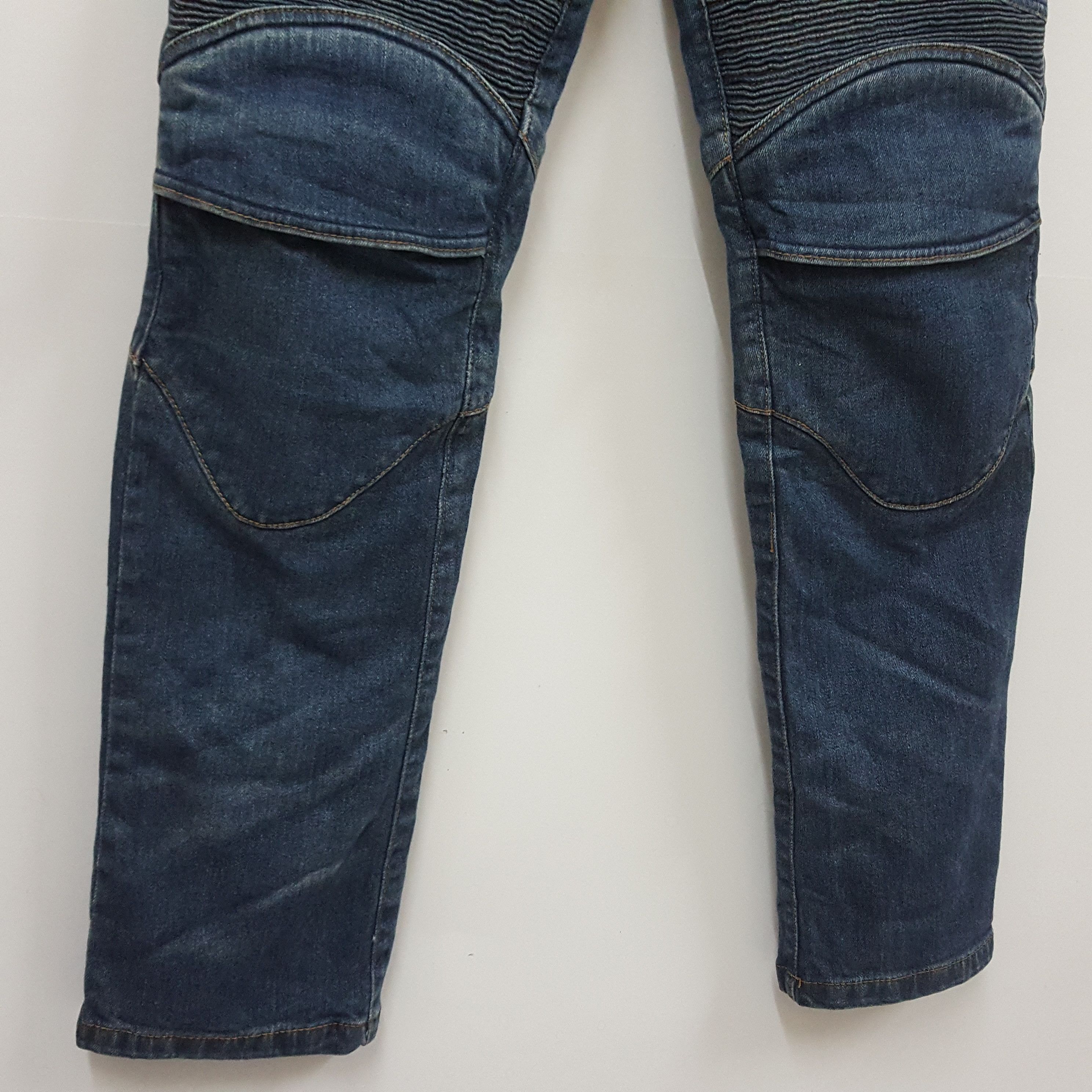 Japanese Brand × Vintage Vintage Komine X Balmain style riders jeans trousers pants Size US 29 - 4 Thumbnail