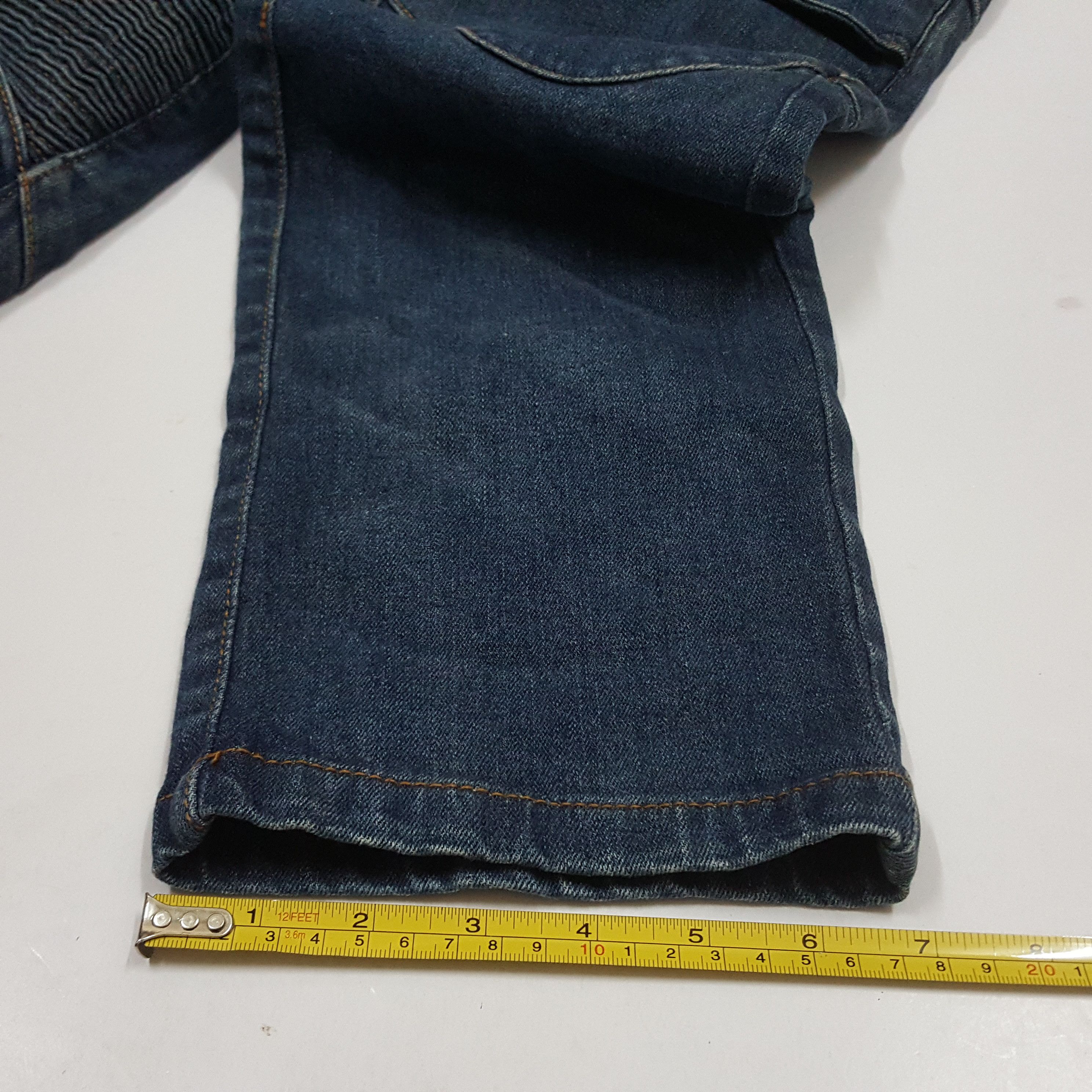 Japanese Brand × Vintage Vintage Komine X Balmain style riders jeans trousers pants Size US 29 - 15 Thumbnail