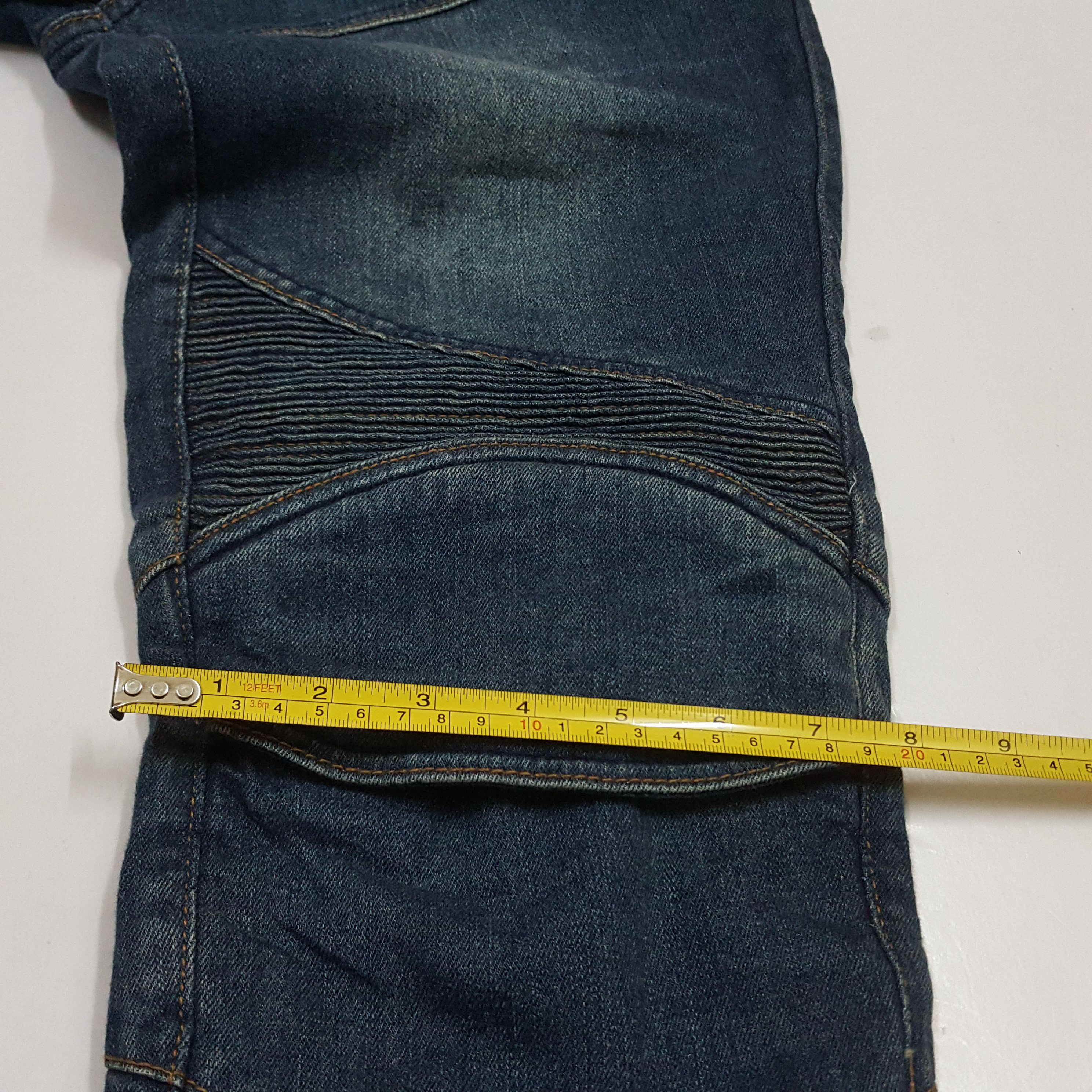 Japanese Brand × Vintage Vintage Komine X Balmain style riders jeans trousers pants Size US 29 - 13 Thumbnail
