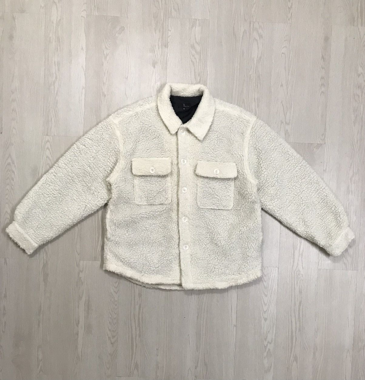 Japanese Brand Vintage Japan Deep Pile Sherpa Jacket Trucker Jacket Size US M / EU 48-50 / 2 - 1 Thumbnail