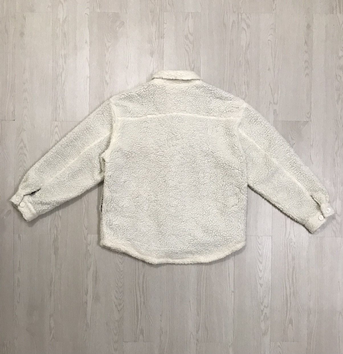 Japanese Brand Vintage Japan Deep Pile Sherpa Jacket Trucker Jacket Size US M / EU 48-50 / 2 - 2 Thumbnail