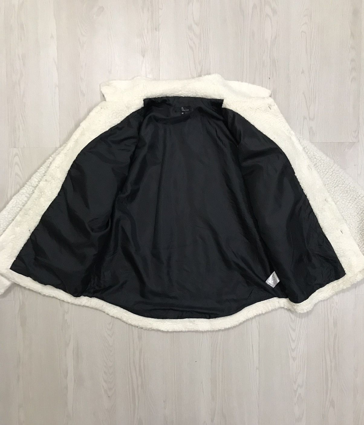 Japanese Brand Vintage Japan Deep Pile Sherpa Jacket Trucker Jacket Size US M / EU 48-50 / 2 - 10 Thumbnail