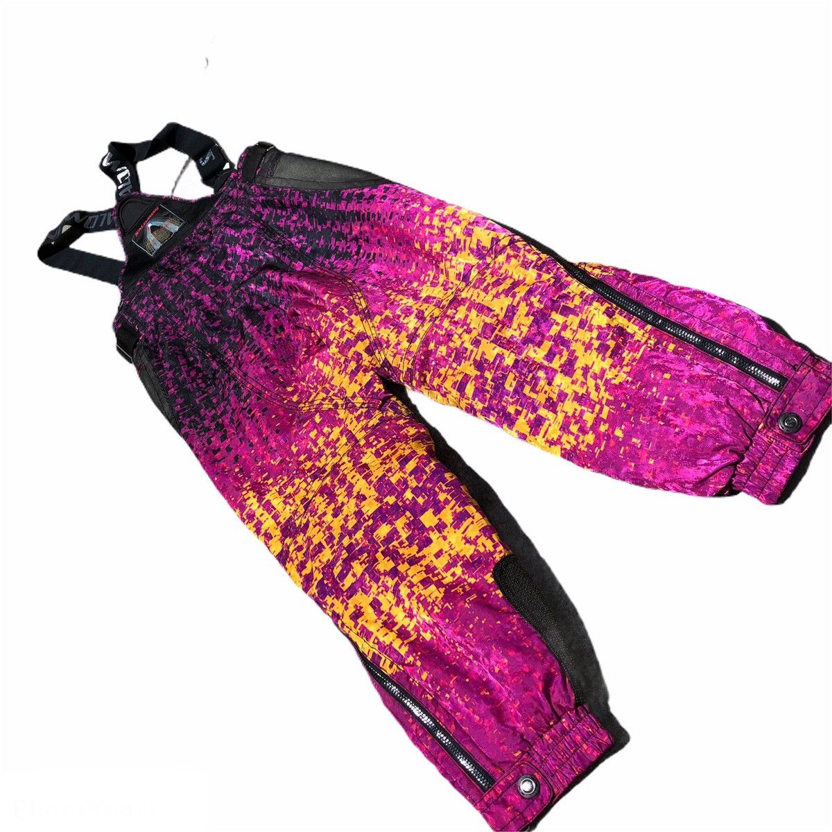 Japanese Brand MULTI COLOUR RARE SALOMON OVERALL SKI Size US 33 - 2 Thumbnail