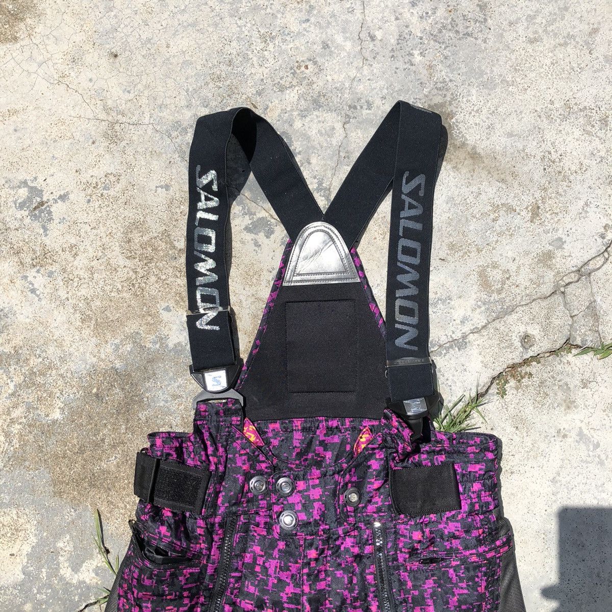 Japanese Brand MULTI COLOUR RARE SALOMON OVERALL SKI Size US 33 - 8 Thumbnail