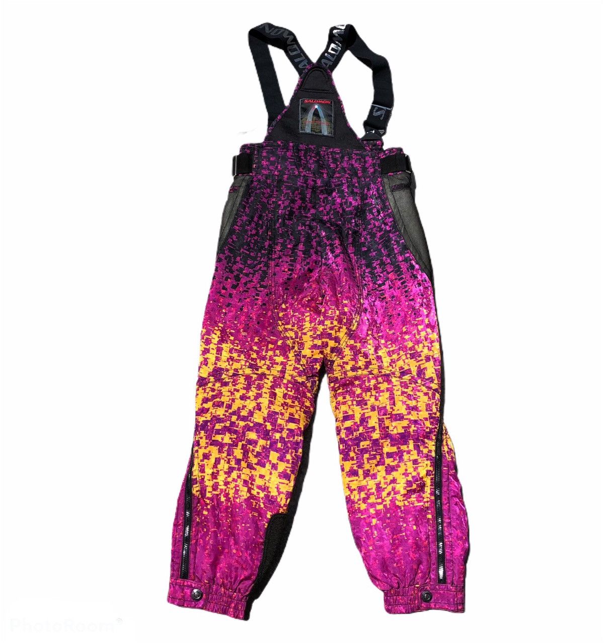 Japanese Brand MULTI COLOUR RARE SALOMON OVERALL SKI Size US 33 - 3 Thumbnail