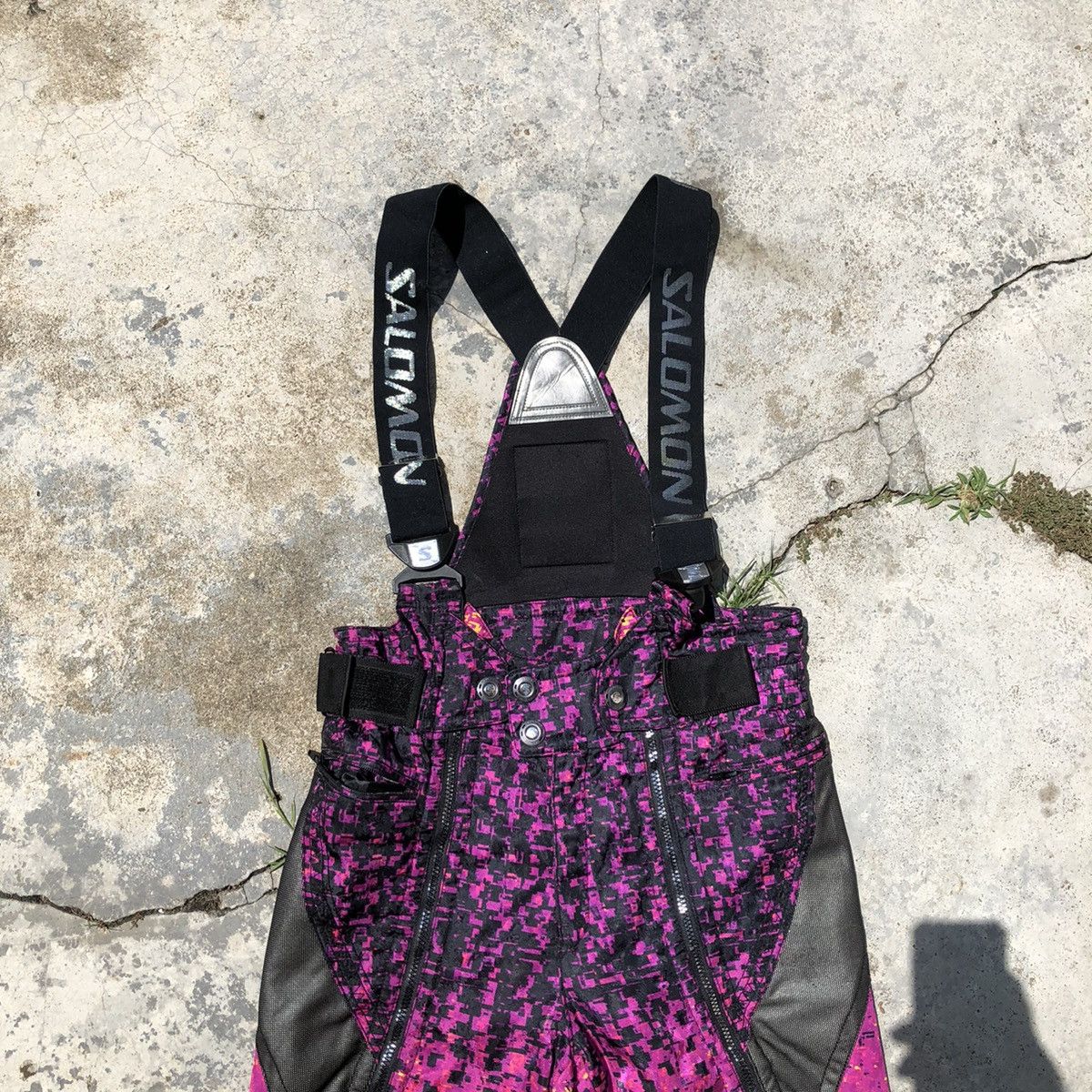 Japanese Brand MULTI COLOUR RARE SALOMON OVERALL SKI Size US 33 - 5 Thumbnail