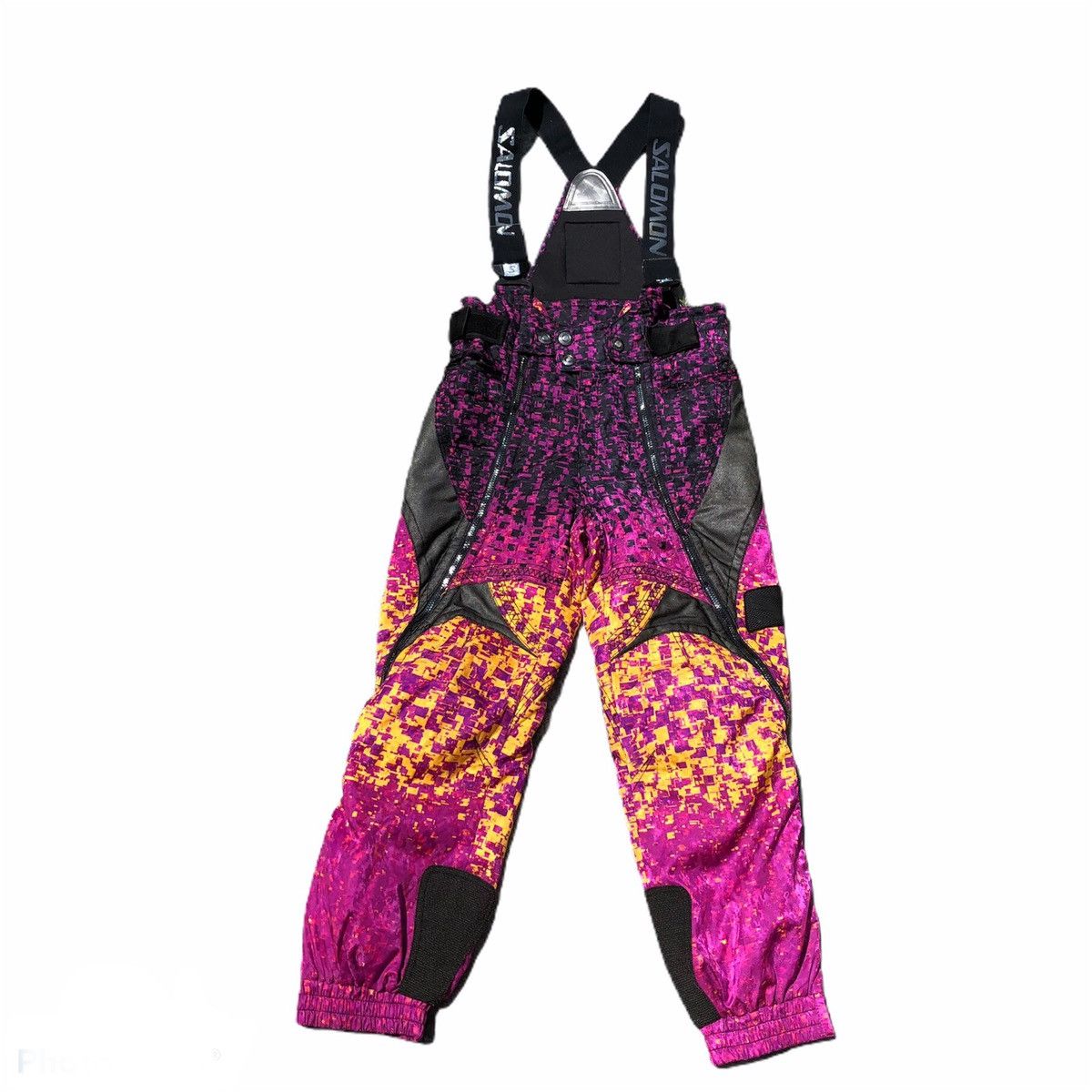 Japanese Brand MULTI COLOUR RARE SALOMON OVERALL SKI Size US 33 - 1 Thumbnail