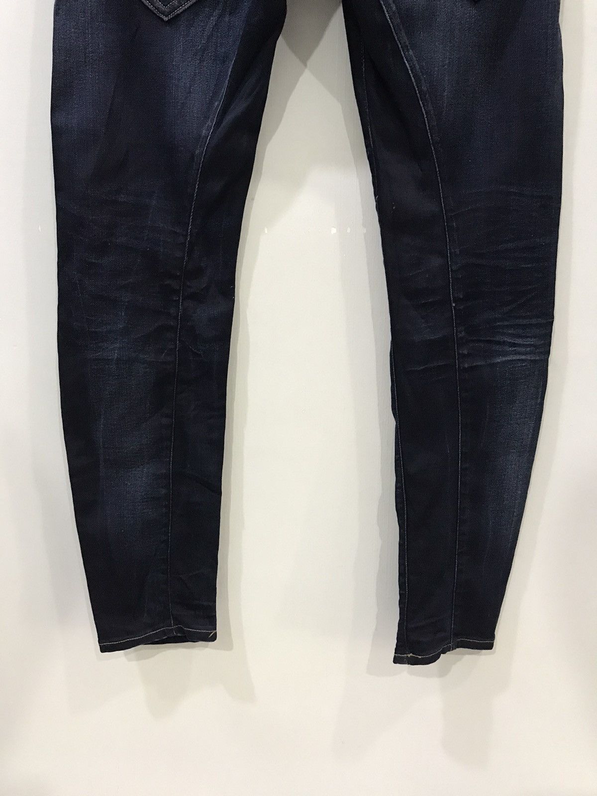 G-Star × Japanese Brand GSTAR RAW Stretchable Rare Design Skinny Biker Pant Size US 27 - 13 Thumbnail