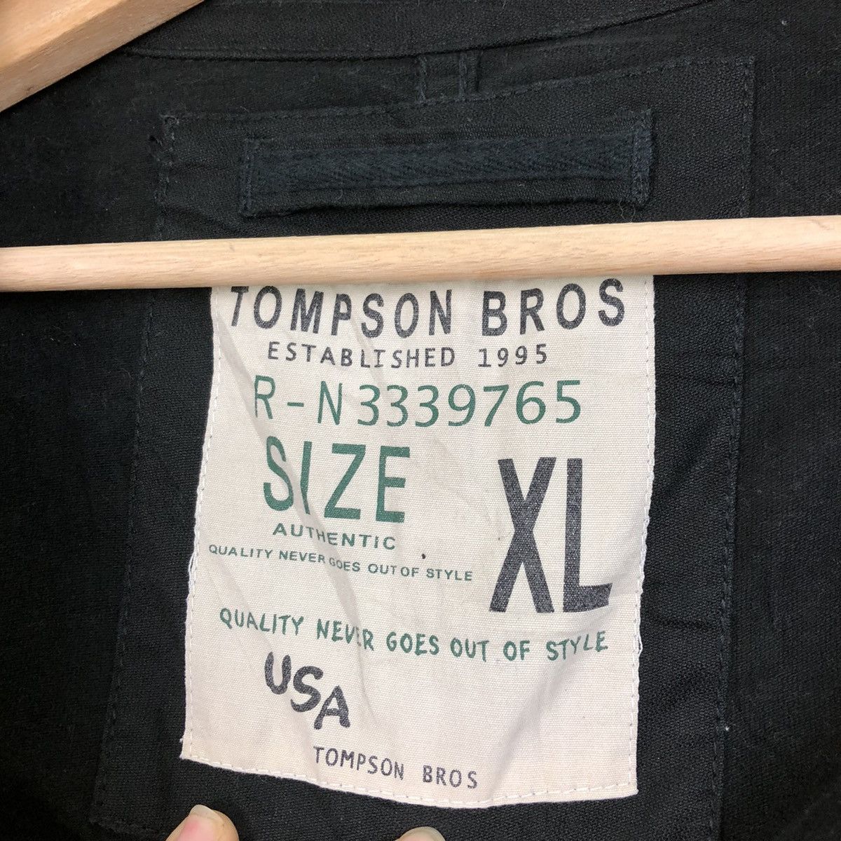 Japanese Brand Biker Parachute Jacket Tompson Bros Size US XL / EU 56 / 4 - 12 Thumbnail