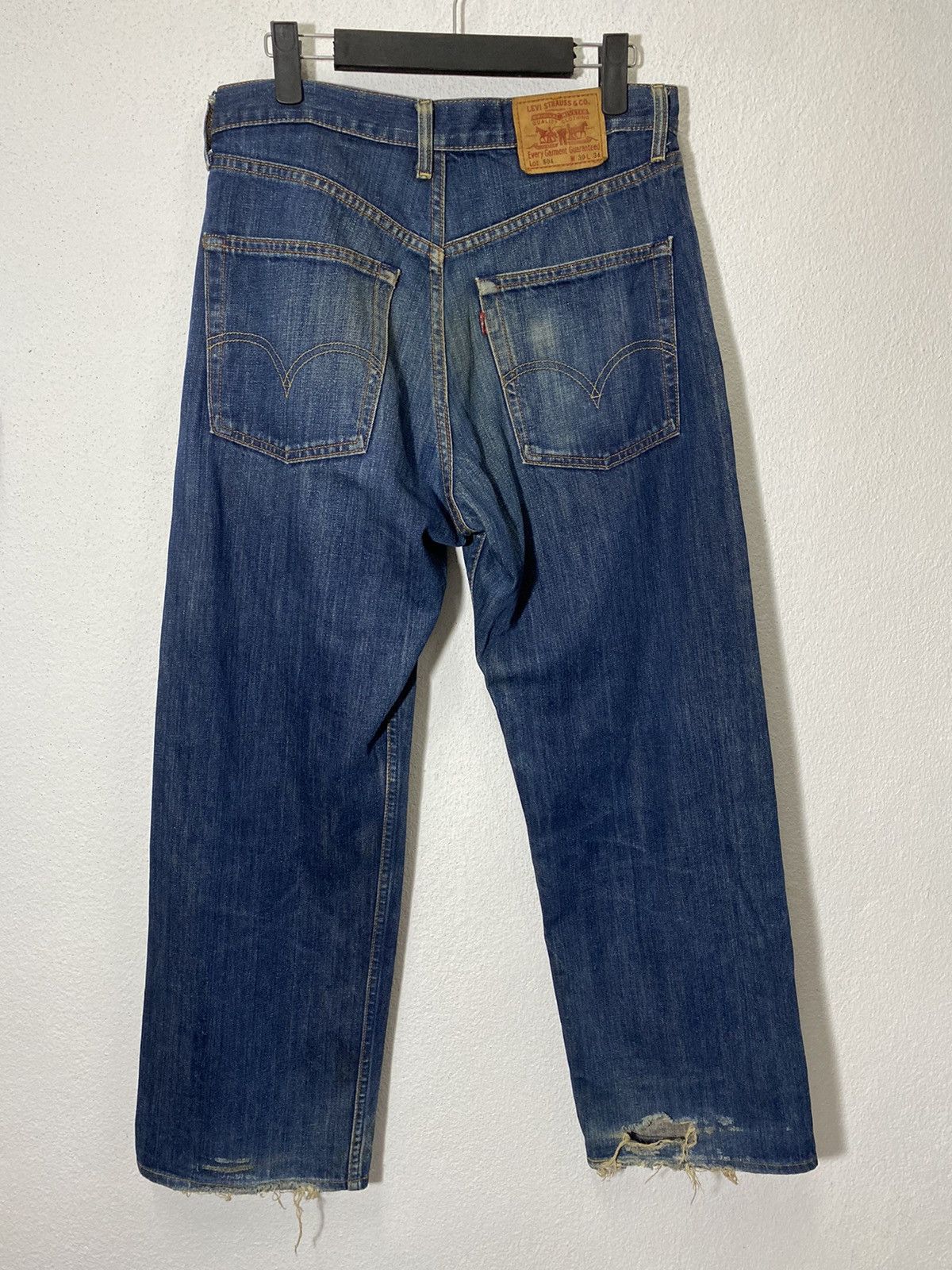 Levi's levis lot 504 blue denim Size US 30 / EU 46 - 3 Thumbnail
