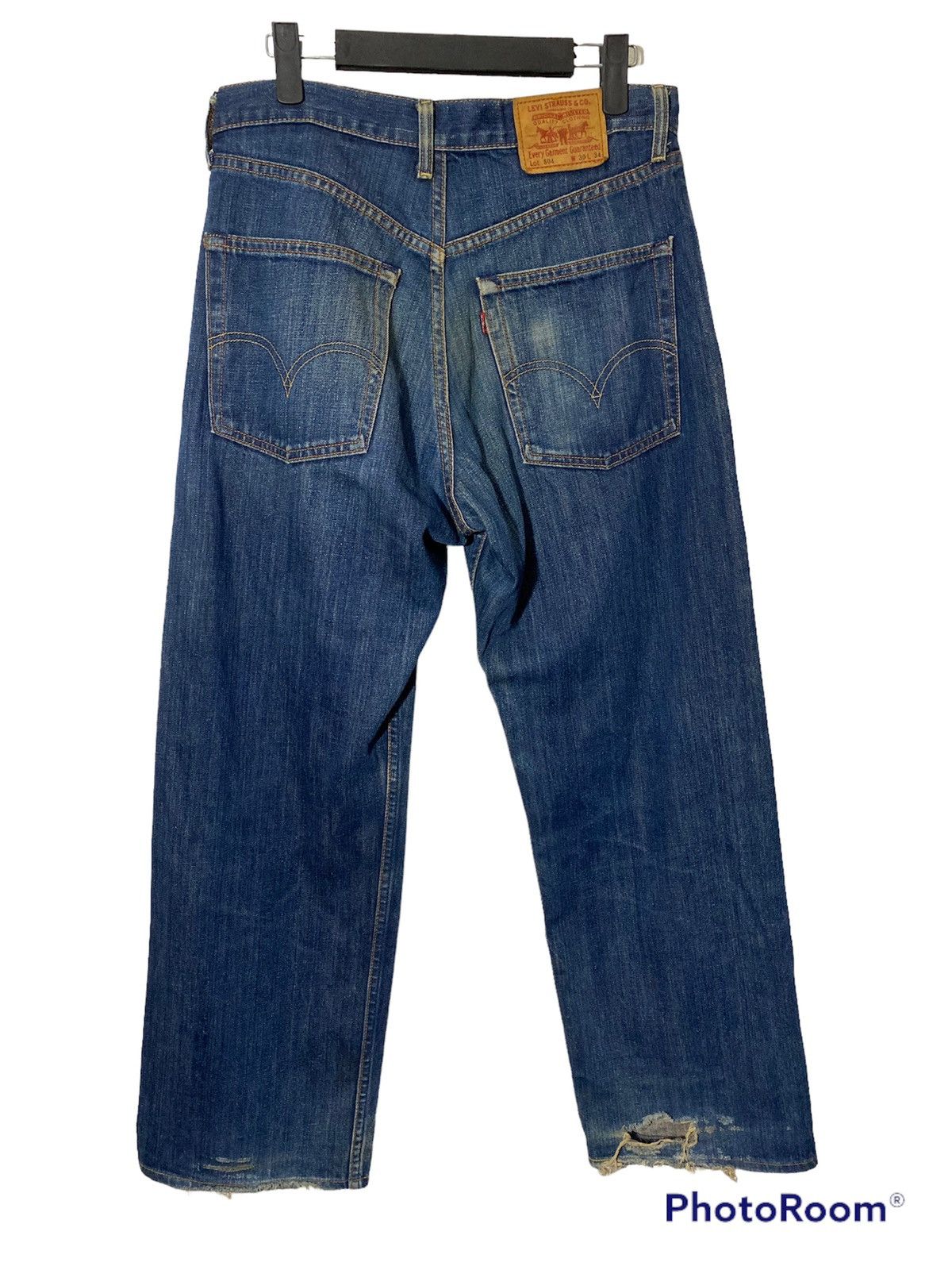 Levi's levis lot 504 blue denim Size US 30 / EU 46 - 2 Thumbnail