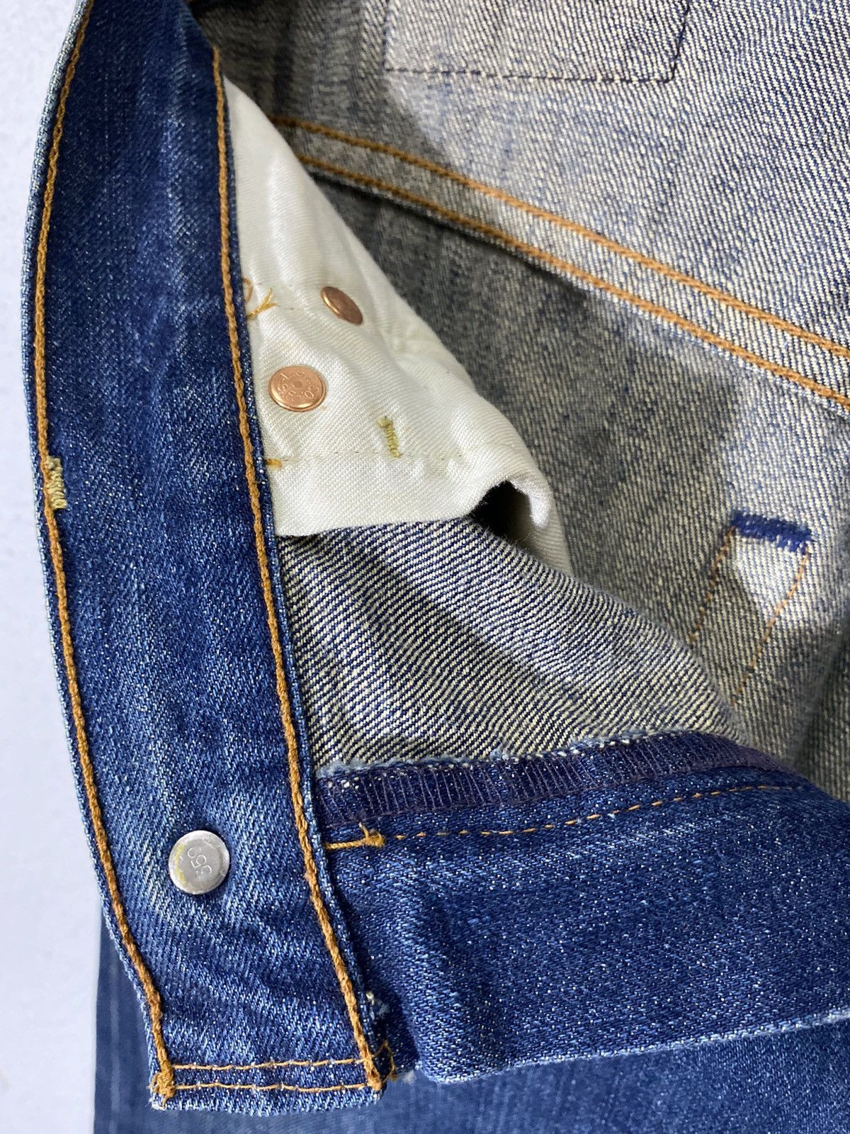 Levi's levis lot 504 blue denim Size US 30 / EU 46 - 7 Thumbnail
