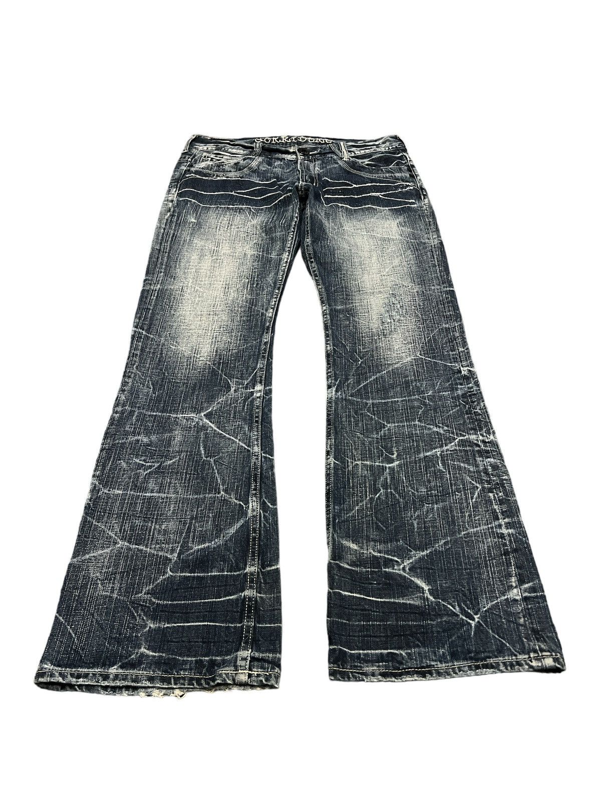 Japanese Brand × Vintage FLARED💥SORREDERE DISTRESSED DENIM PANT Size US 34 / EU 50 - 4 Thumbnail