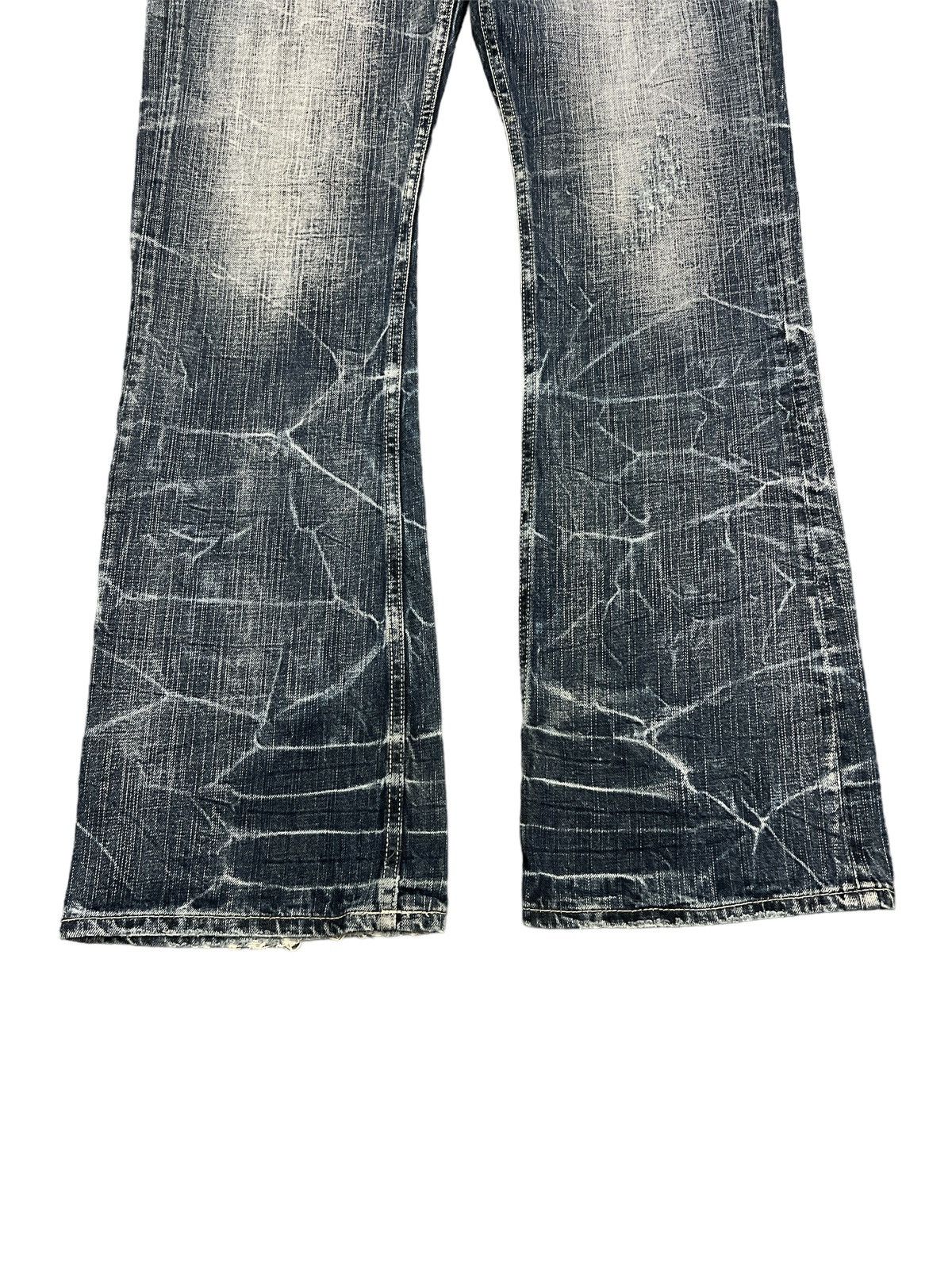 Japanese Brand × Vintage FLARED💥SORREDERE DISTRESSED DENIM PANT Size US 34 / EU 50 - 3 Thumbnail