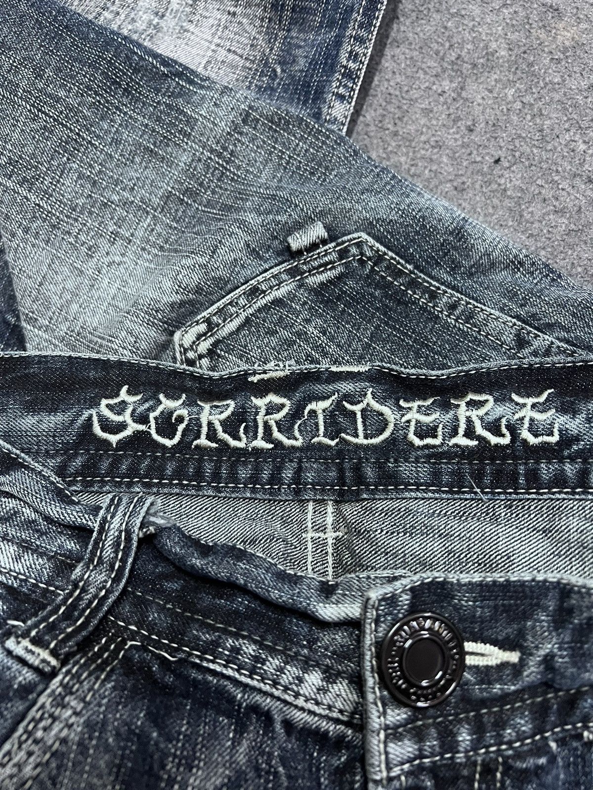 Japanese Brand × Vintage FLARED💥SORREDERE DISTRESSED DENIM PANT Size US 34 / EU 50 - 7 Thumbnail