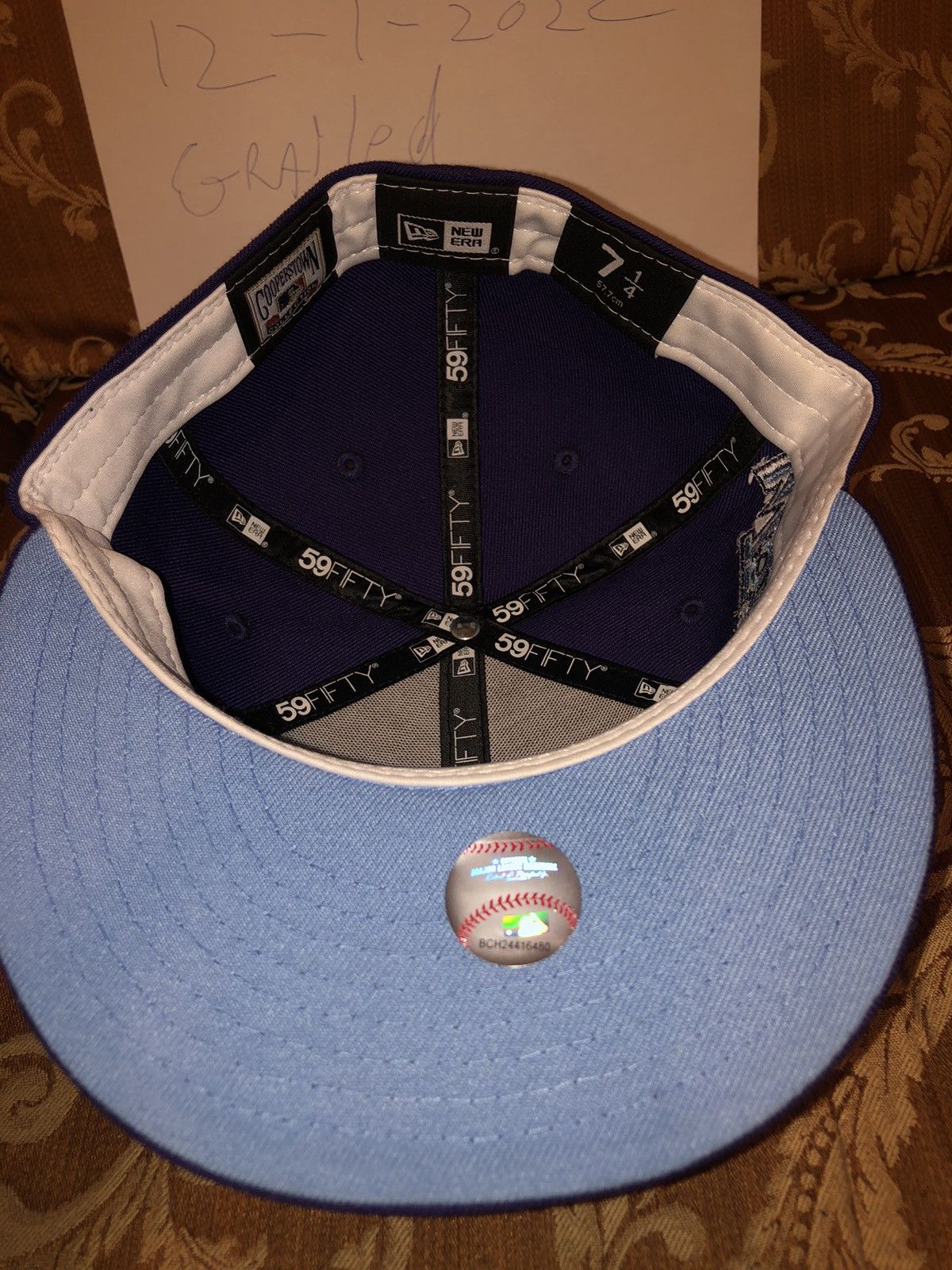 New Era Purple New York Yankees Fitted 71/4 Size ONE SIZE - 6 Thumbnail