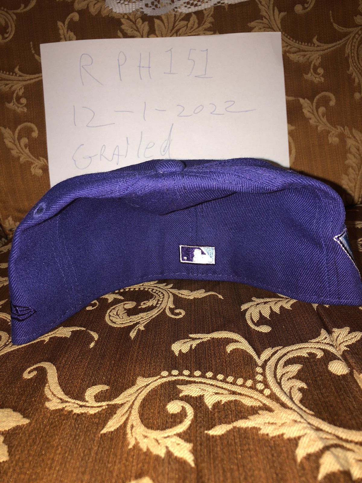 New Era Purple New York Yankees Fitted 71/4 Size ONE SIZE - 3 Thumbnail