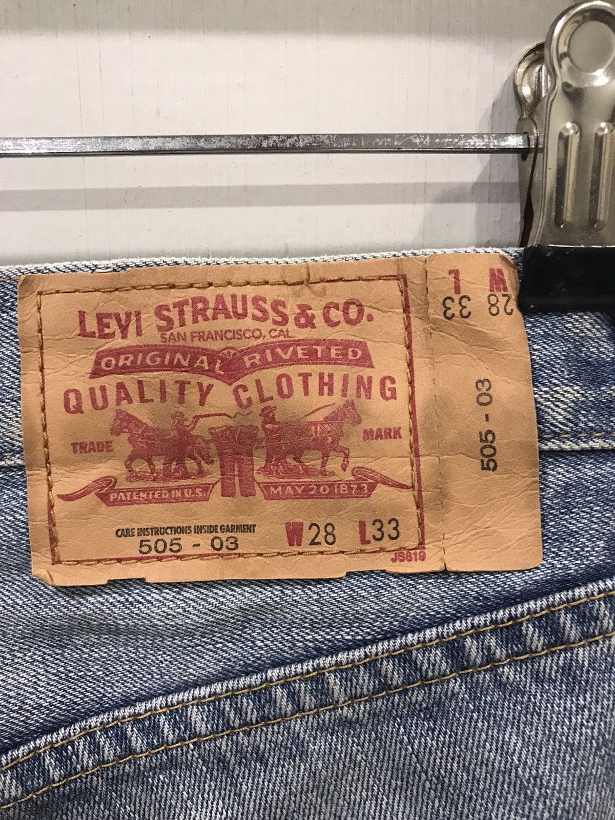 Levi's Vintage Clothing Levis 505 Denim size 28 Size US 28 / EU 44 - 6 Thumbnail