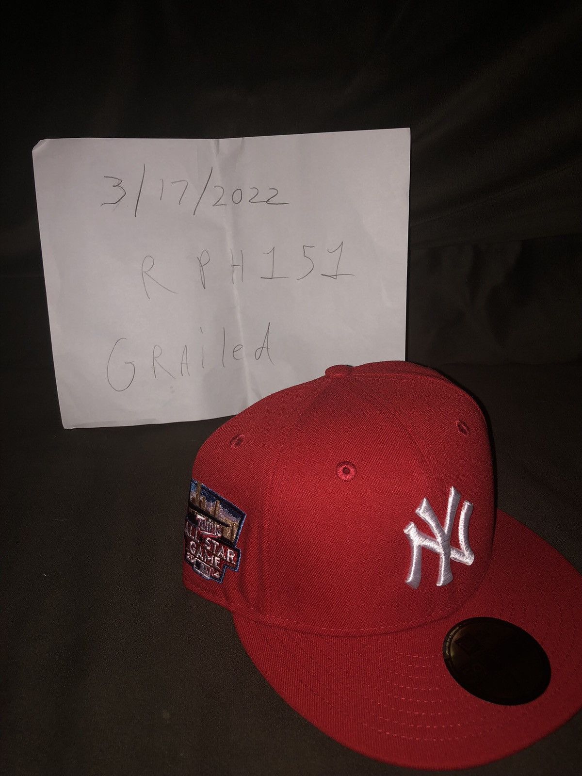 New Era New York Yankees Red Fitted 7 1/4 Size ONE SIZE - 8 Thumbnail