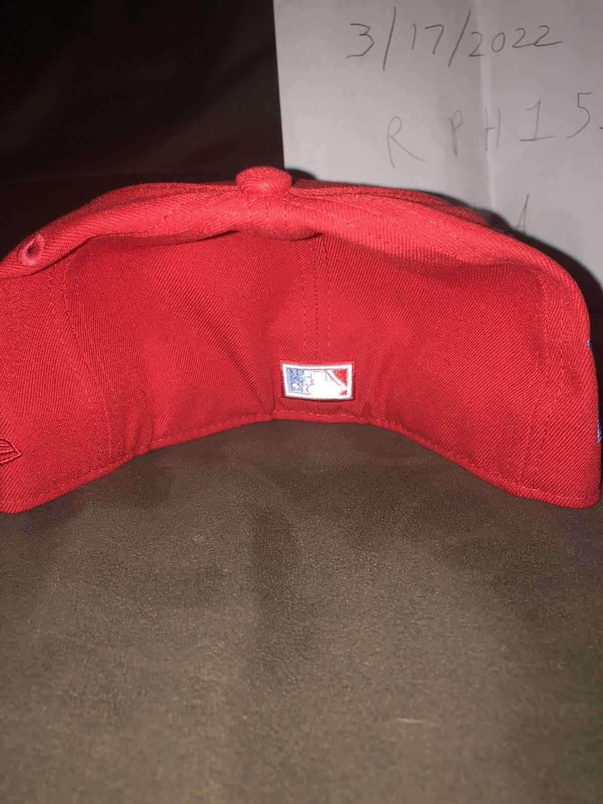New Era New York Yankees Red Fitted 7 1/4 Size ONE SIZE - 6 Thumbnail