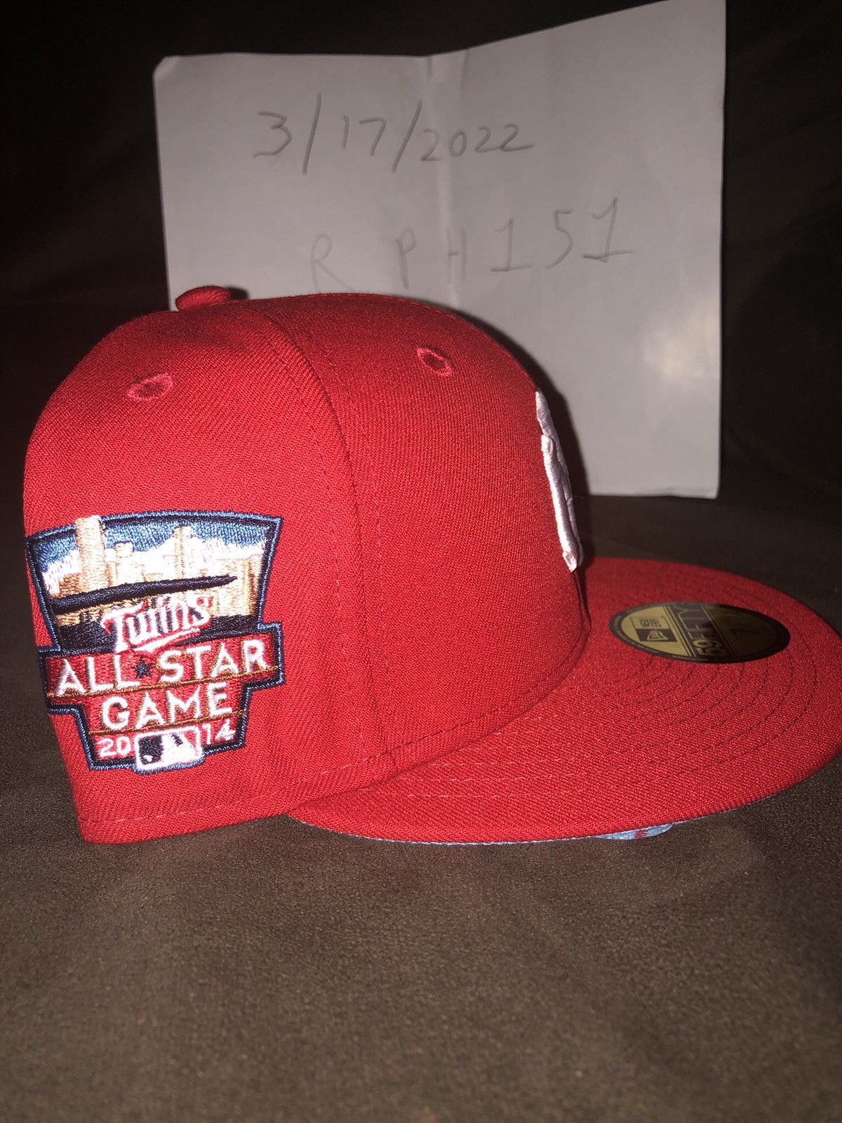 New Era New York Yankees Red Fitted 7 1/4 Size ONE SIZE - 2 Thumbnail