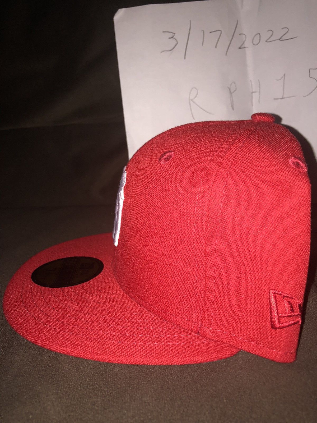 New Era New York Yankees Red Fitted 7 1/4 Size ONE SIZE - 5 Thumbnail