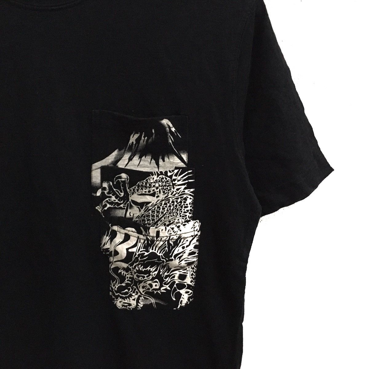 Japanese Brand SUKAJAN DRAGON EMBROIDERED JAPANESE TRADITIONAL T-SHIRT Size US M / EU 48-50 / 2 - 4 Thumbnail