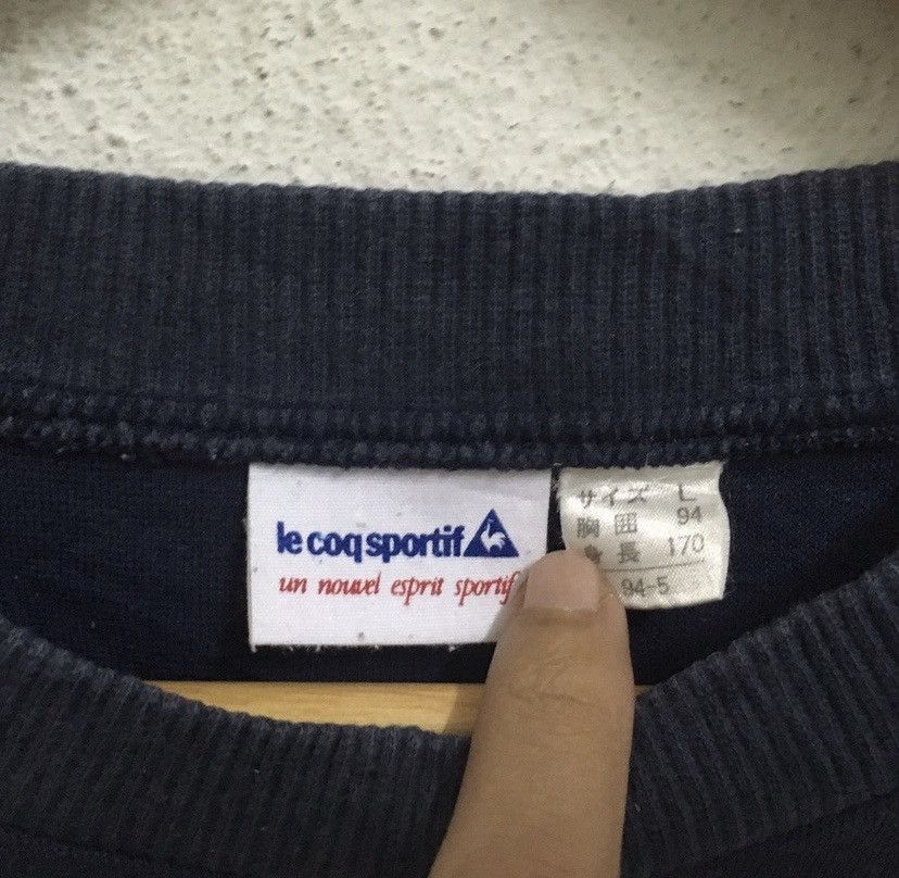 Le Coq Sportif × Vintage VINTAGE LE COQ SPORTIF EMBROIDERY SWEATSHIRT Size US L / EU 52-54 / 3 - 4 Thumbnail