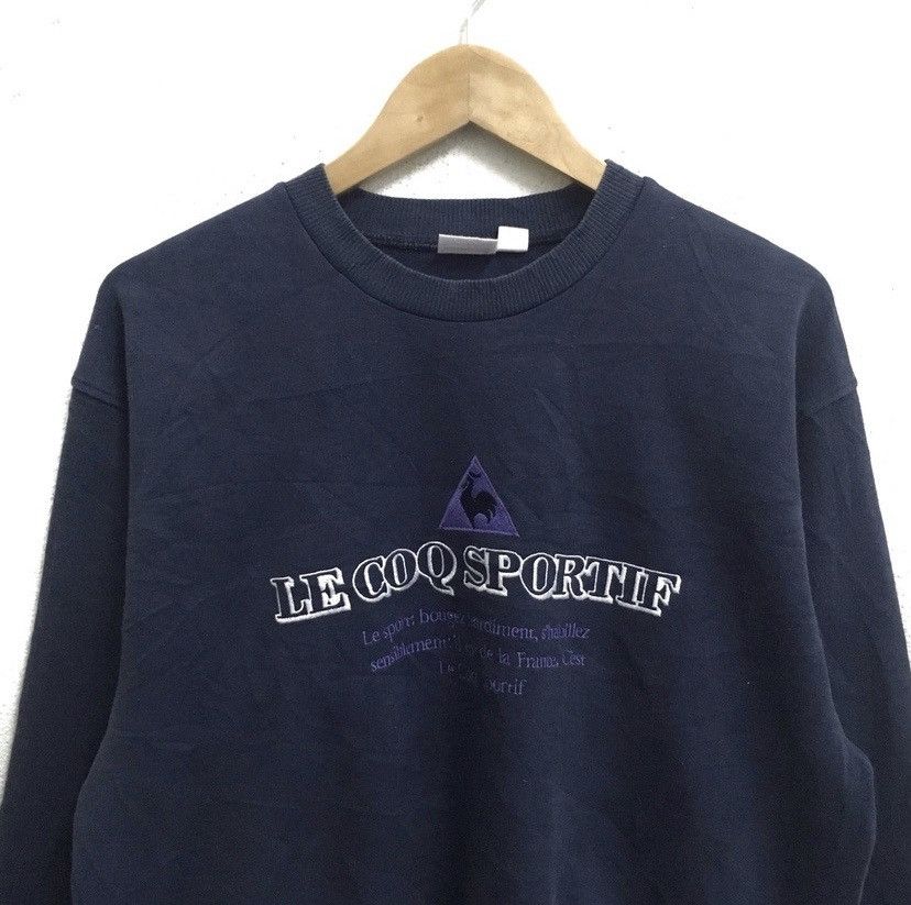 Le Coq Sportif × Vintage VINTAGE LE COQ SPORTIF EMBROIDERY SWEATSHIRT Size US L / EU 52-54 / 3 - 3 Thumbnail